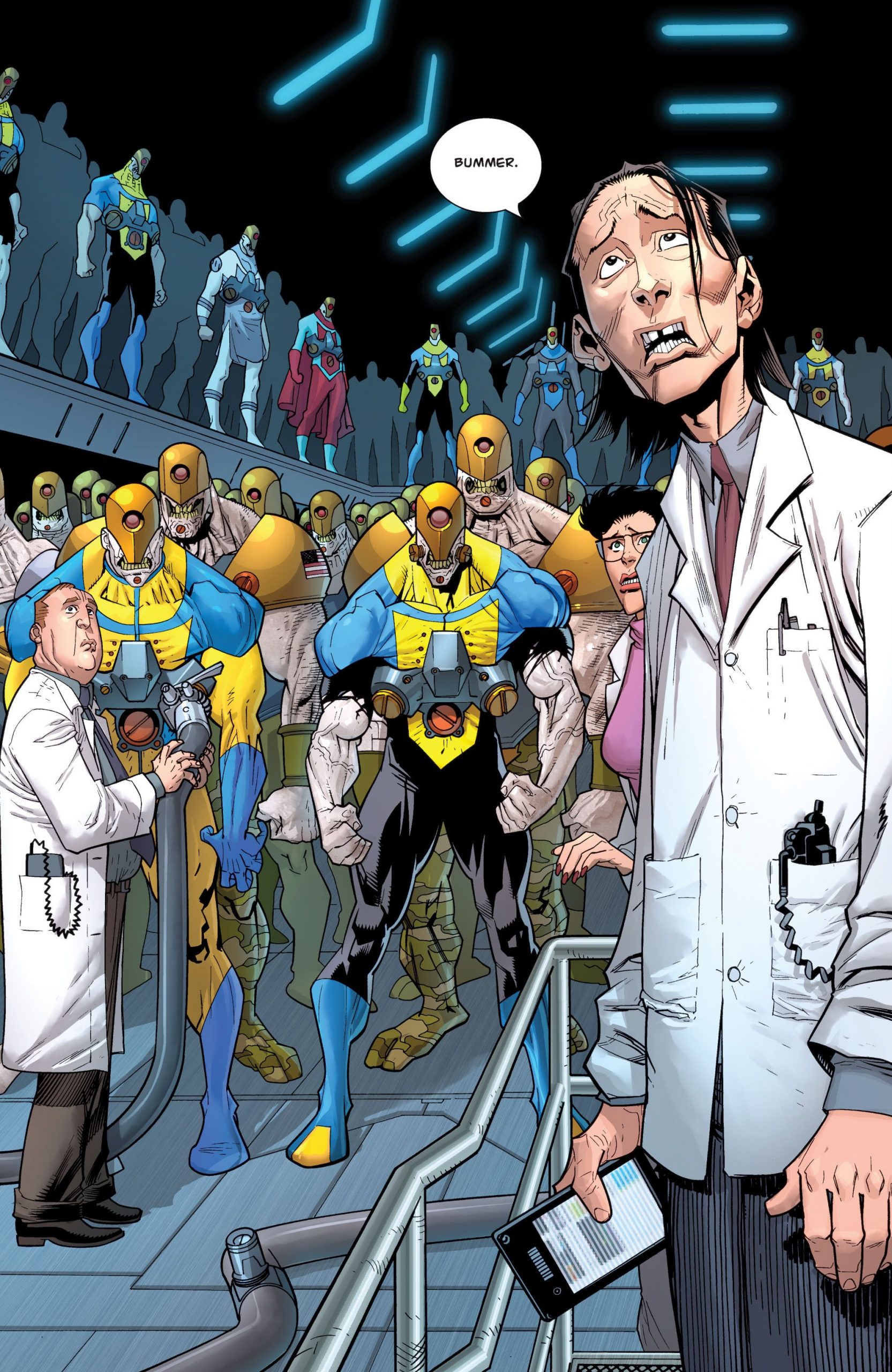 Invincible fumetto scientifici laboratorio, 1665x2560 Full HD Verticale, Smartphone