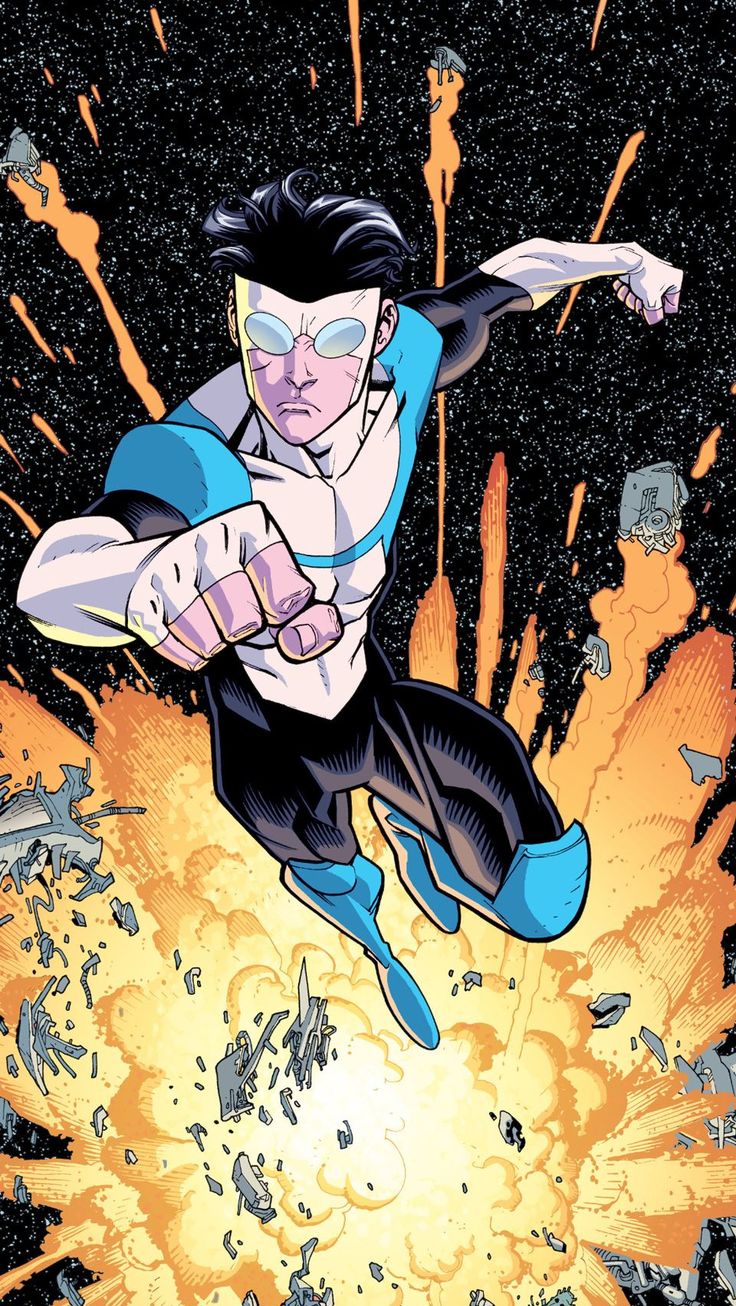 Invincible supereroe fumetto, 736x1306 Verticale, Mobile