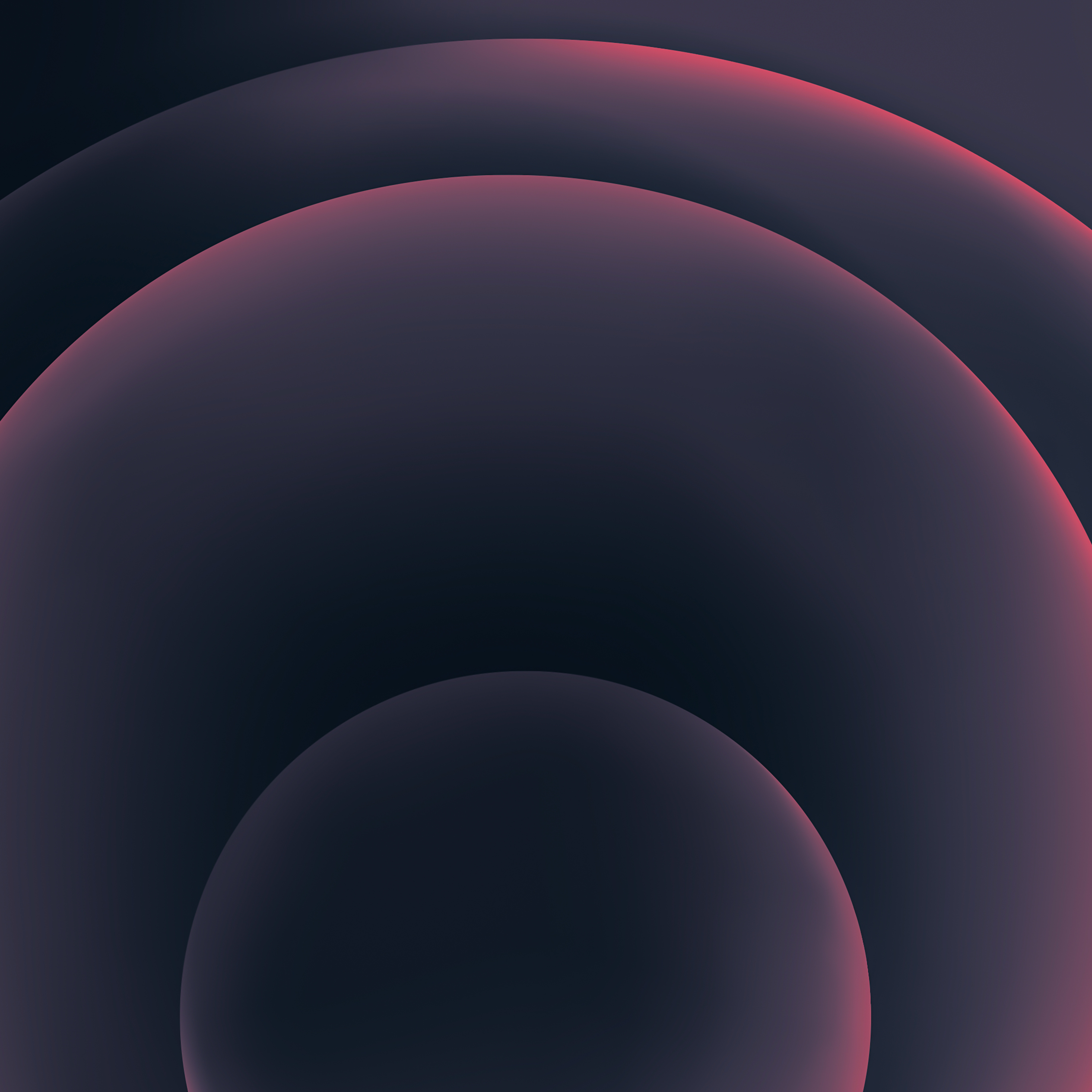 Cerchi concentrici astratti scuri, 2932x2932 2K+, Monitor Gaming