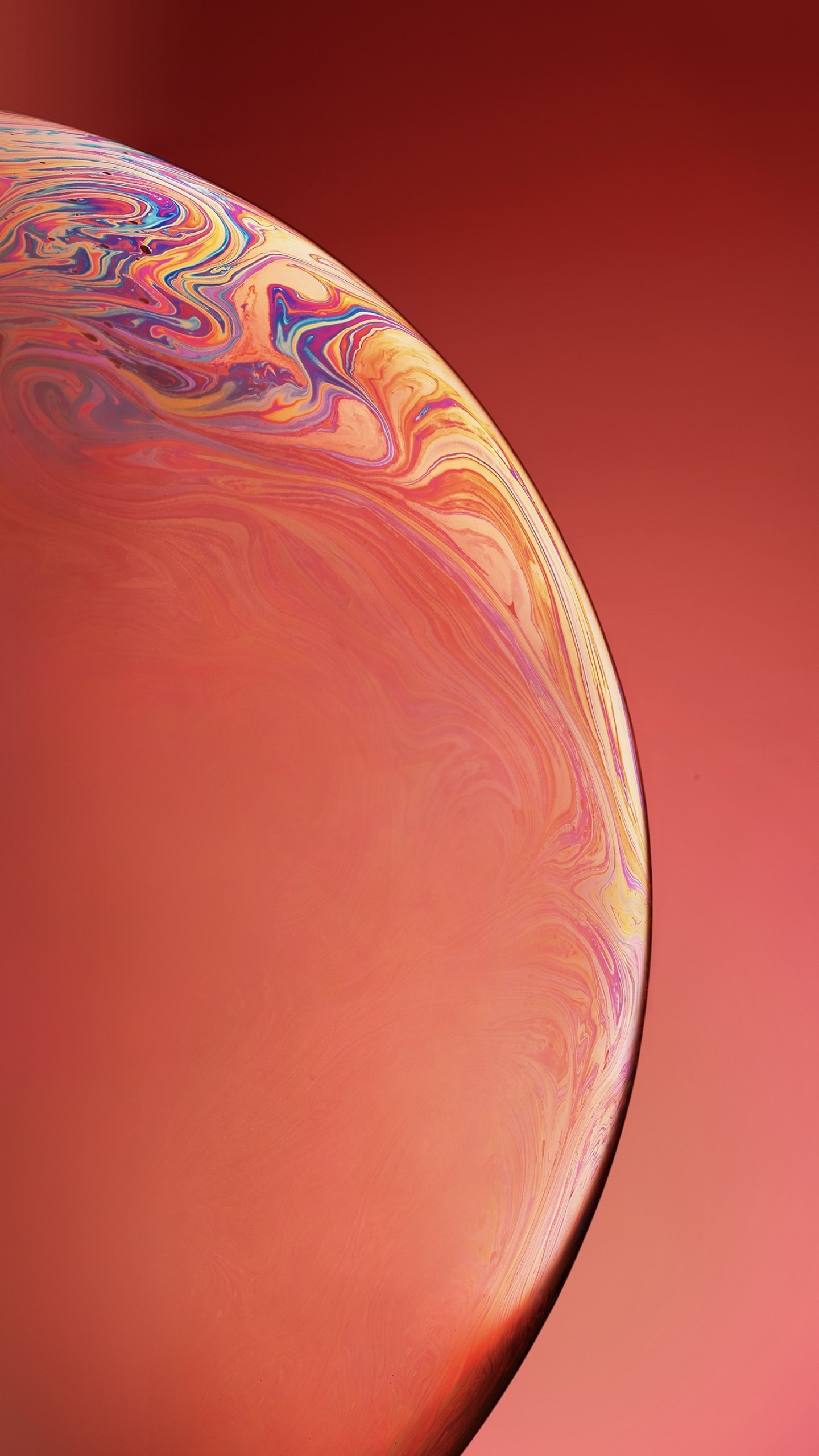 Sfere astratte iOS scuro, 640x1384 Full HD Verticale, iPhone