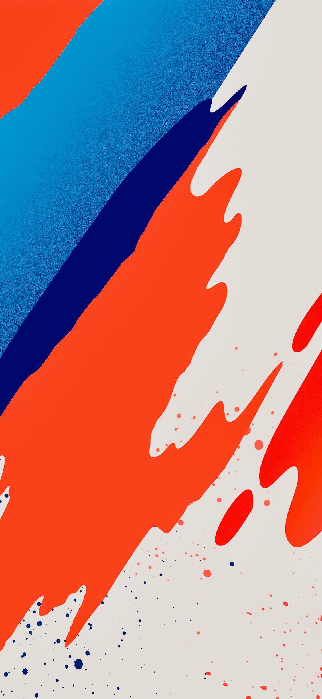 Forme astratte rosso e blu, 1080x2340 Full HD Verticale, iPhone