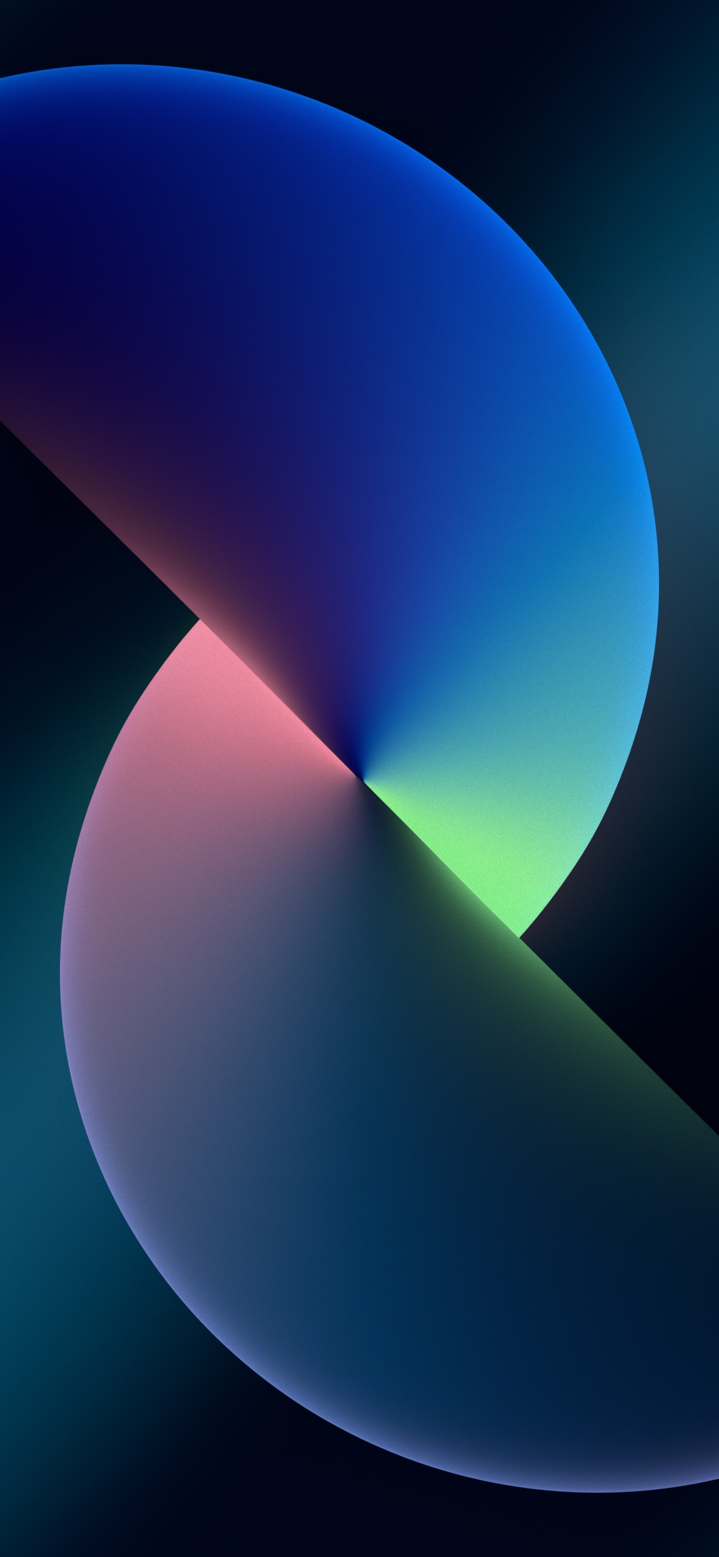Sfere astratte blu e rosa, 1404x3040 Full HD Verticale, Realme