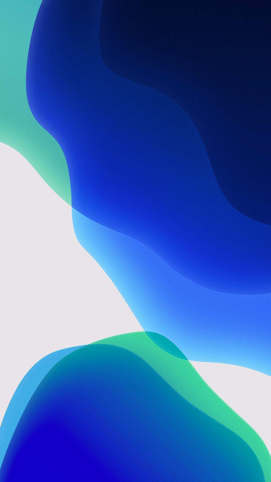 Onde astratte blu e verde, 1080x1920 Full HD Verticale, Smartphone