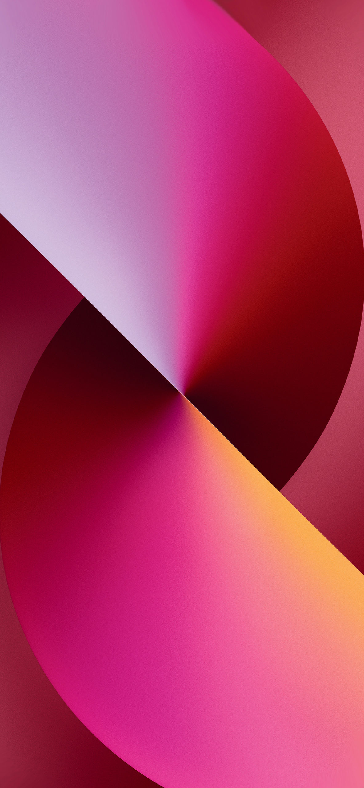 Onde astratte rosa e viola, 1183x2560 Verticale, Telefono