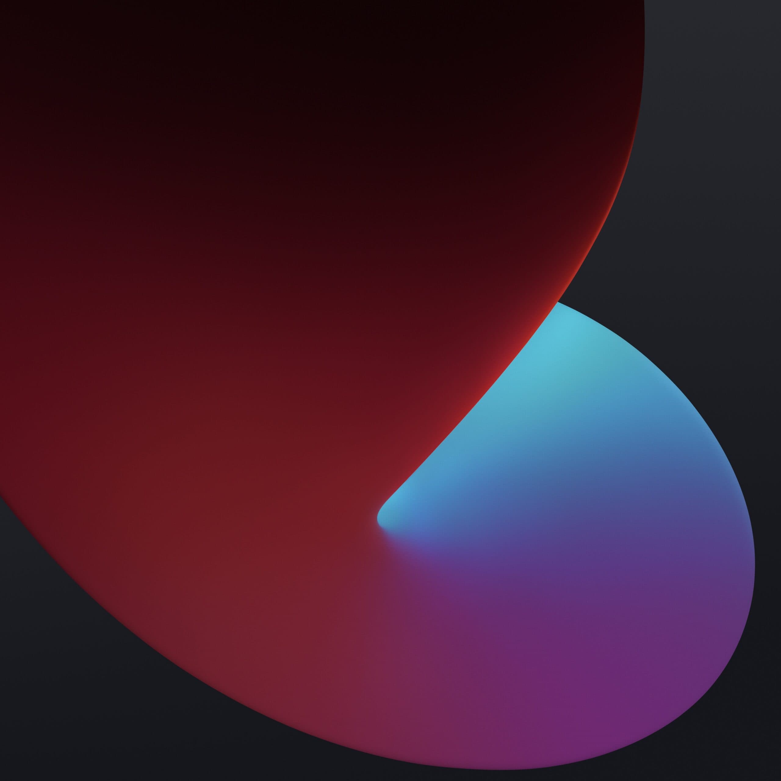 Onda astratta rosso blu, 2560x2560 WQXGA, Laptop