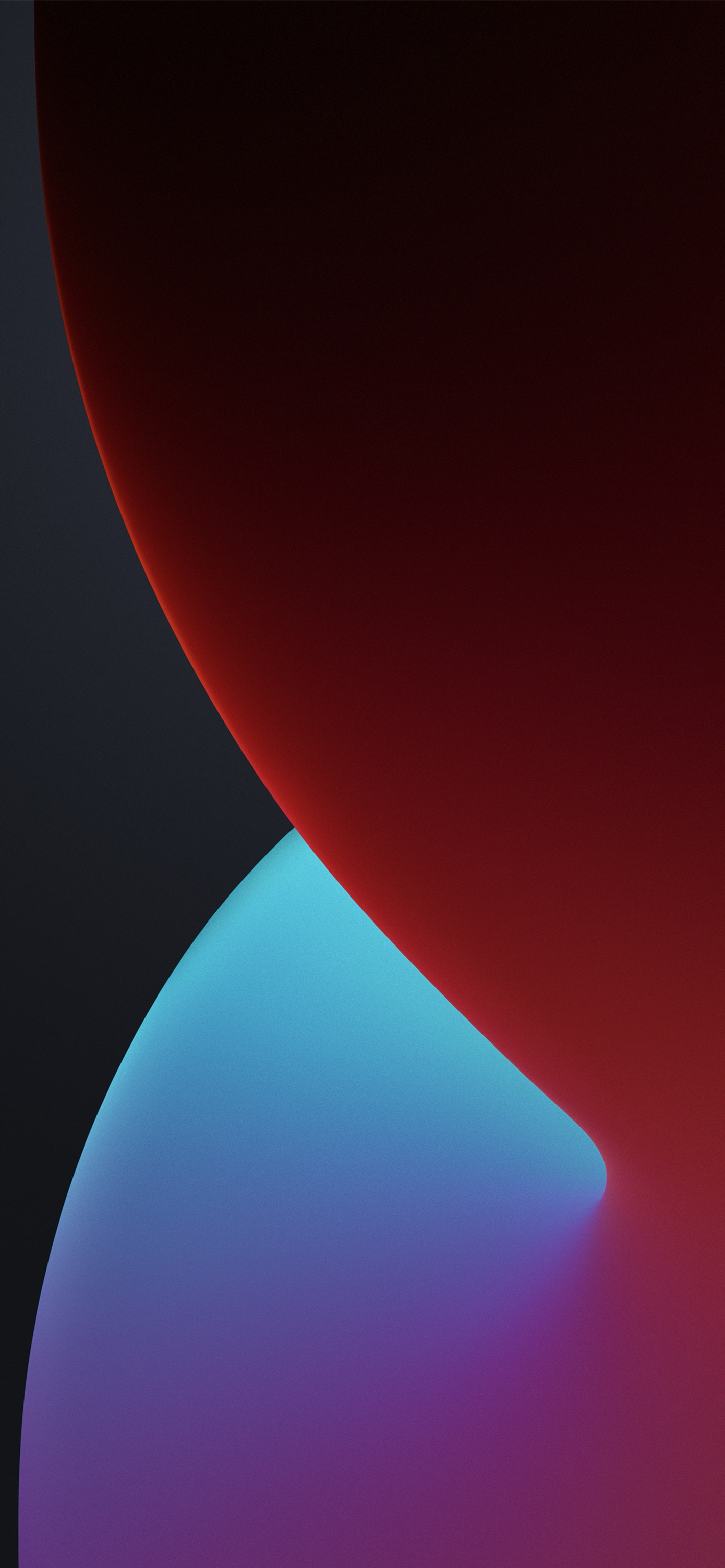 Sfere astratte rosso blu, 1420x3073 Verticale, POCO