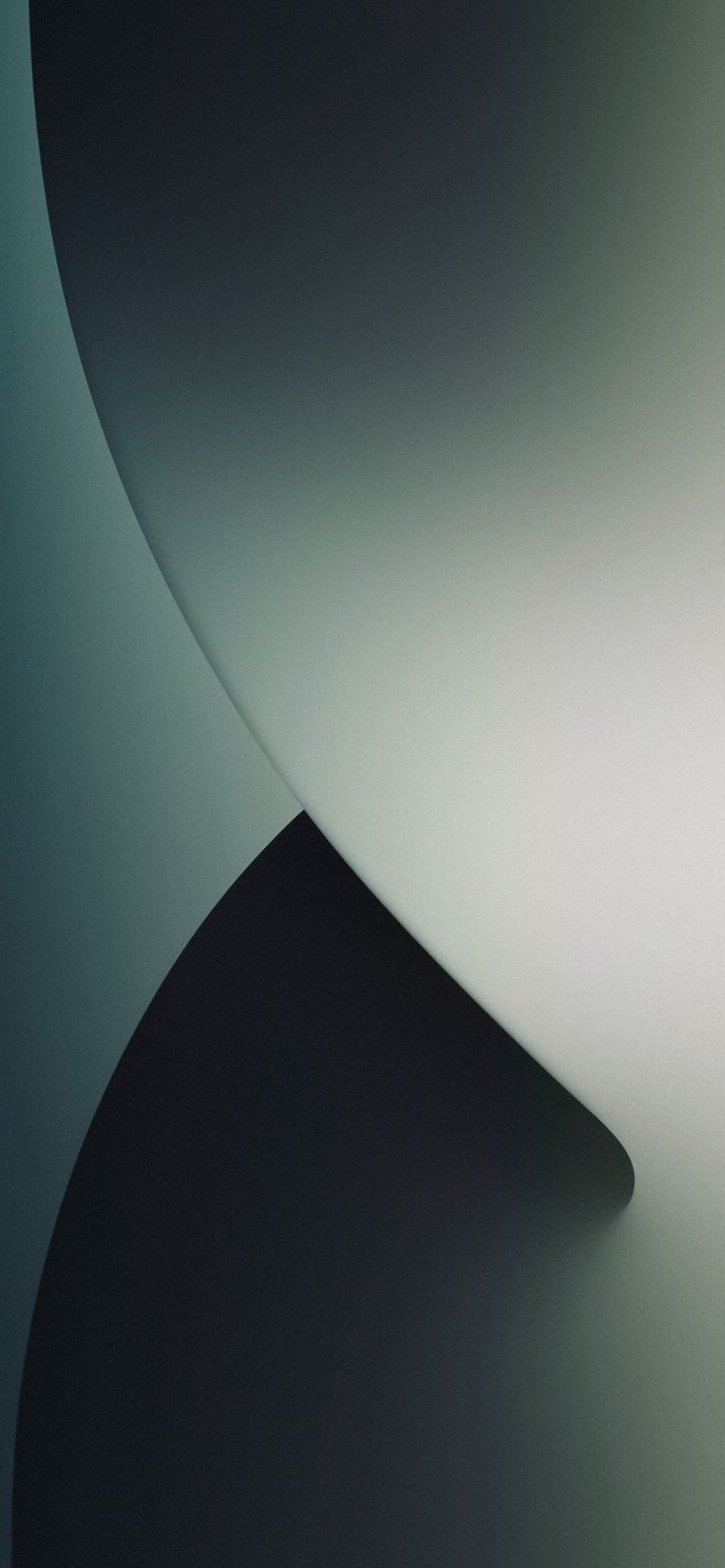 Onde astratte grigio scuro, 736x1592 Verticale, Telefono
