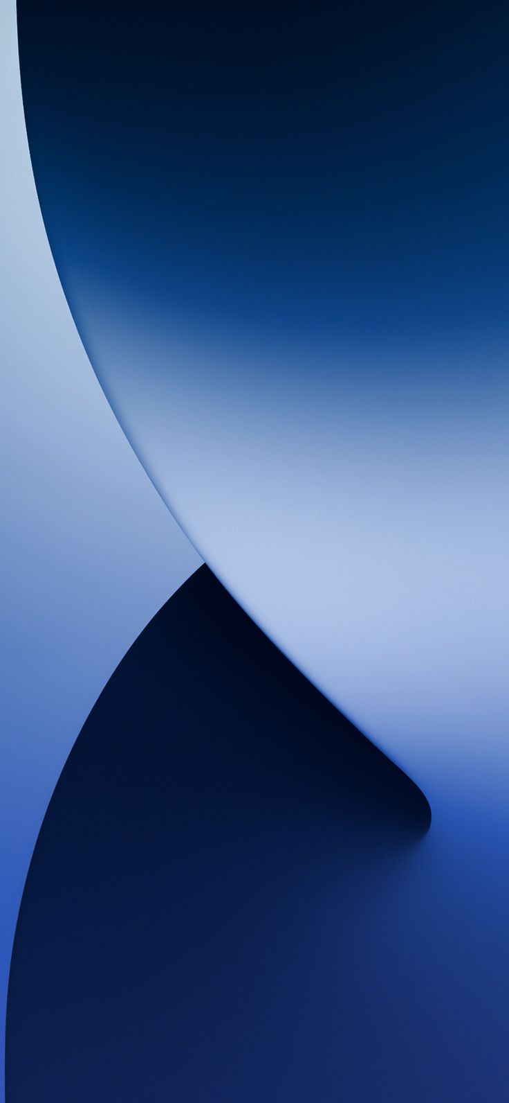 Onda astratta blu notte, 736x1592 Full HD Verticale, iPhone