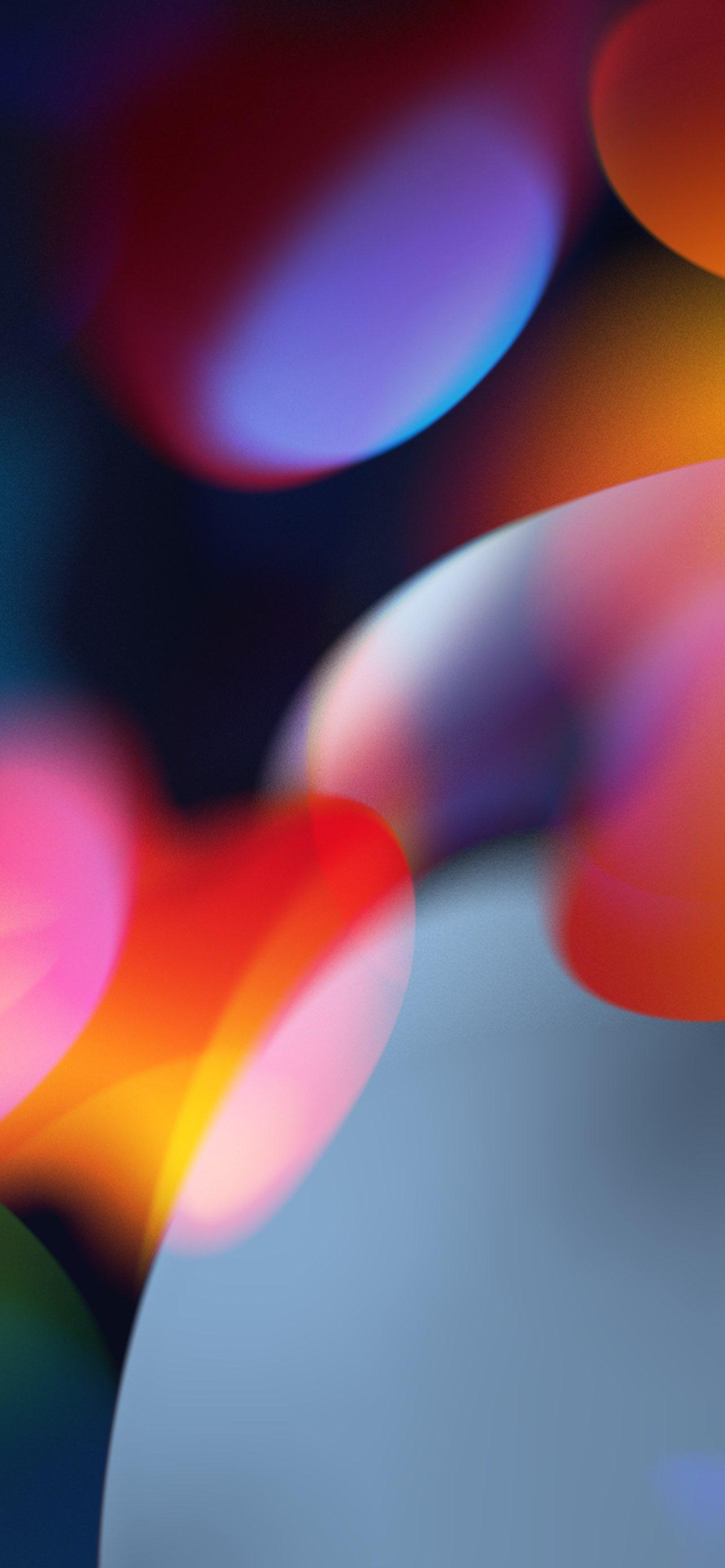 Sfondo astratto sfocato colorato, 1284x2778 Full HD Verticale, Smartphone