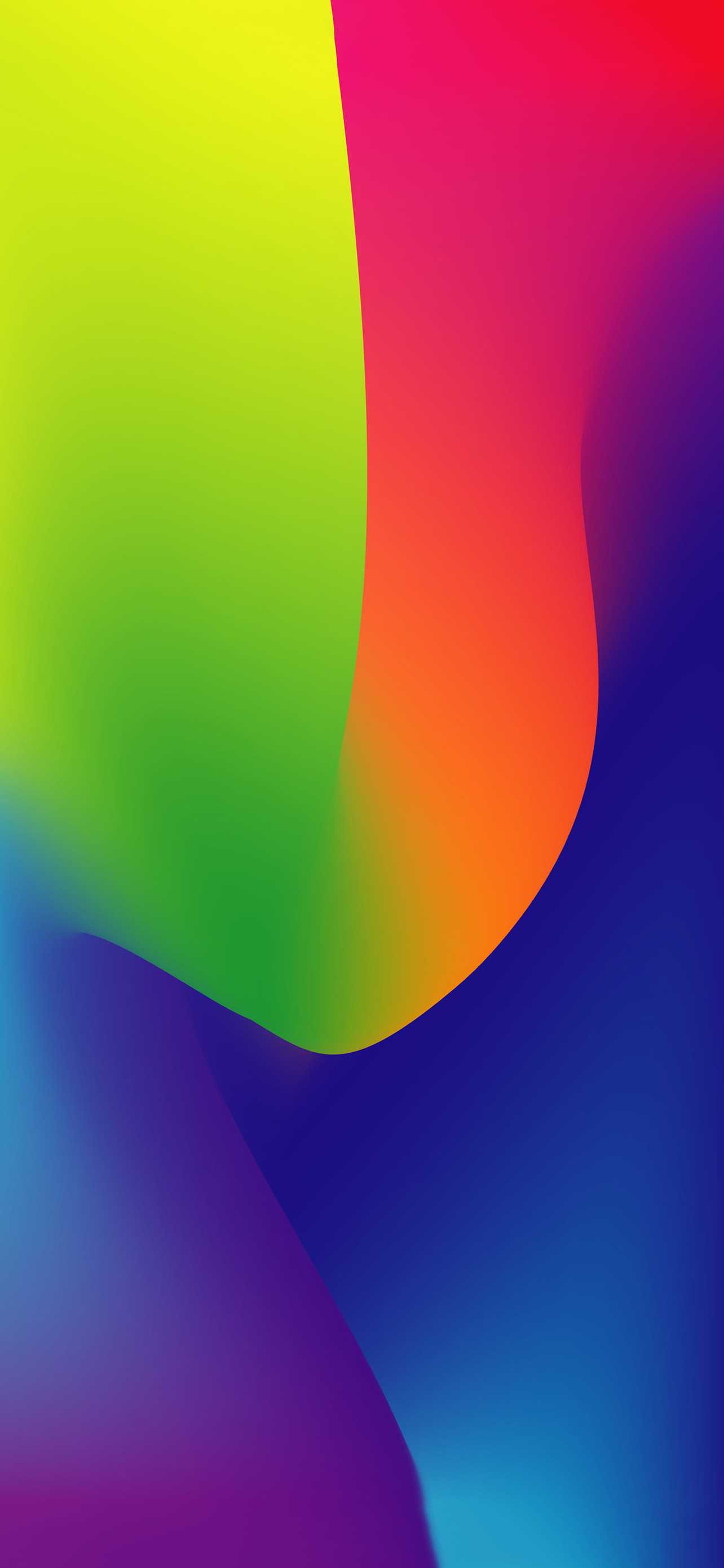 Sfondo astratto multicolore fluido, 1284x2778 Verticale, Telefono