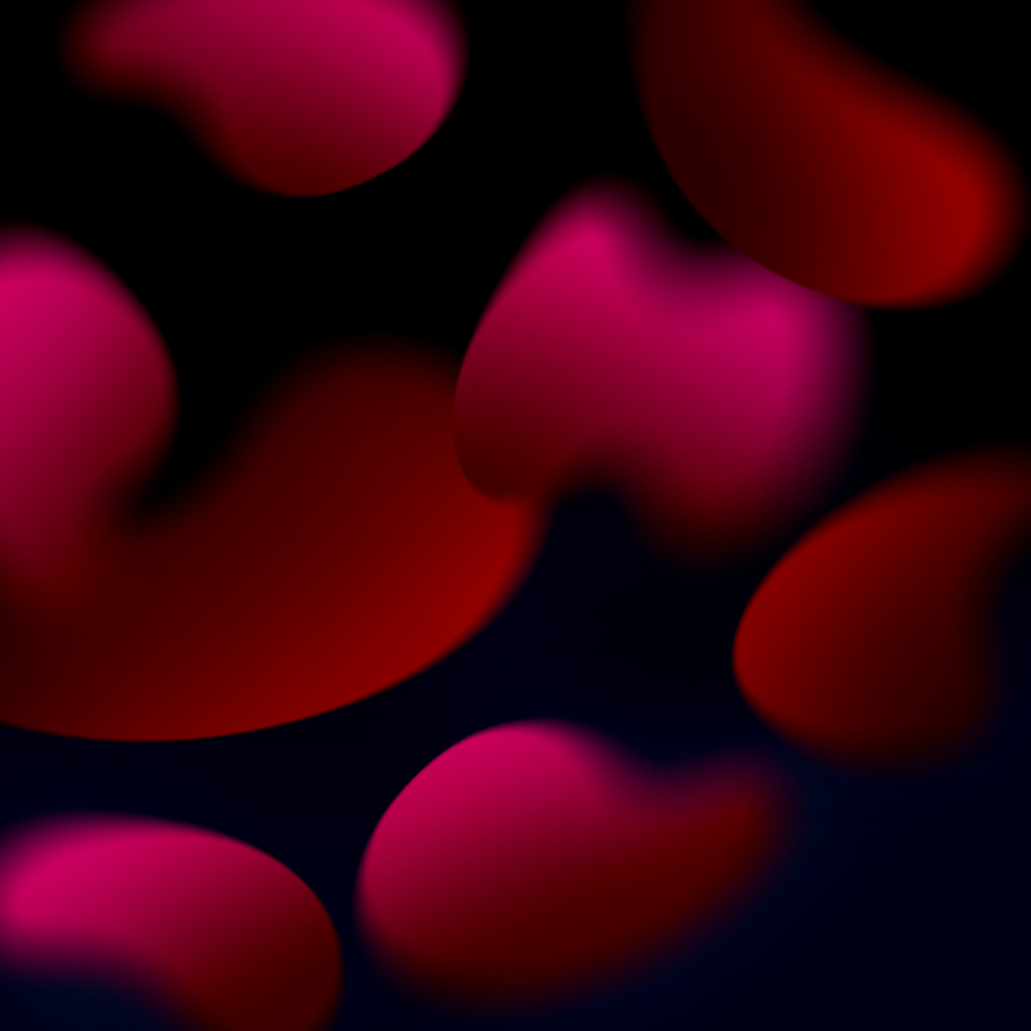 Forme astratte rosse e magenta, 1480x1480 720p, Laptop