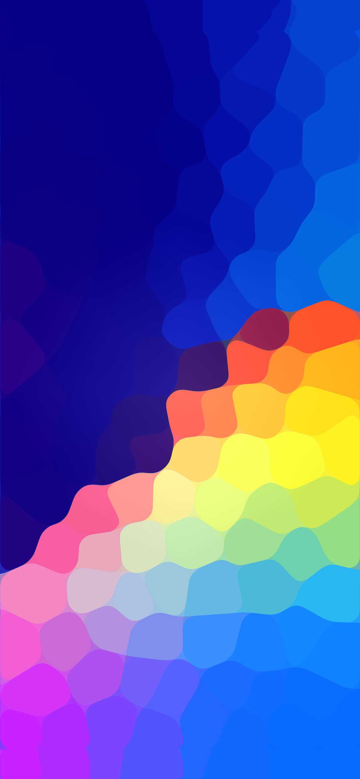 Sfondo astratto mosaico colorato, 1170x2532 Verticale, Telefono