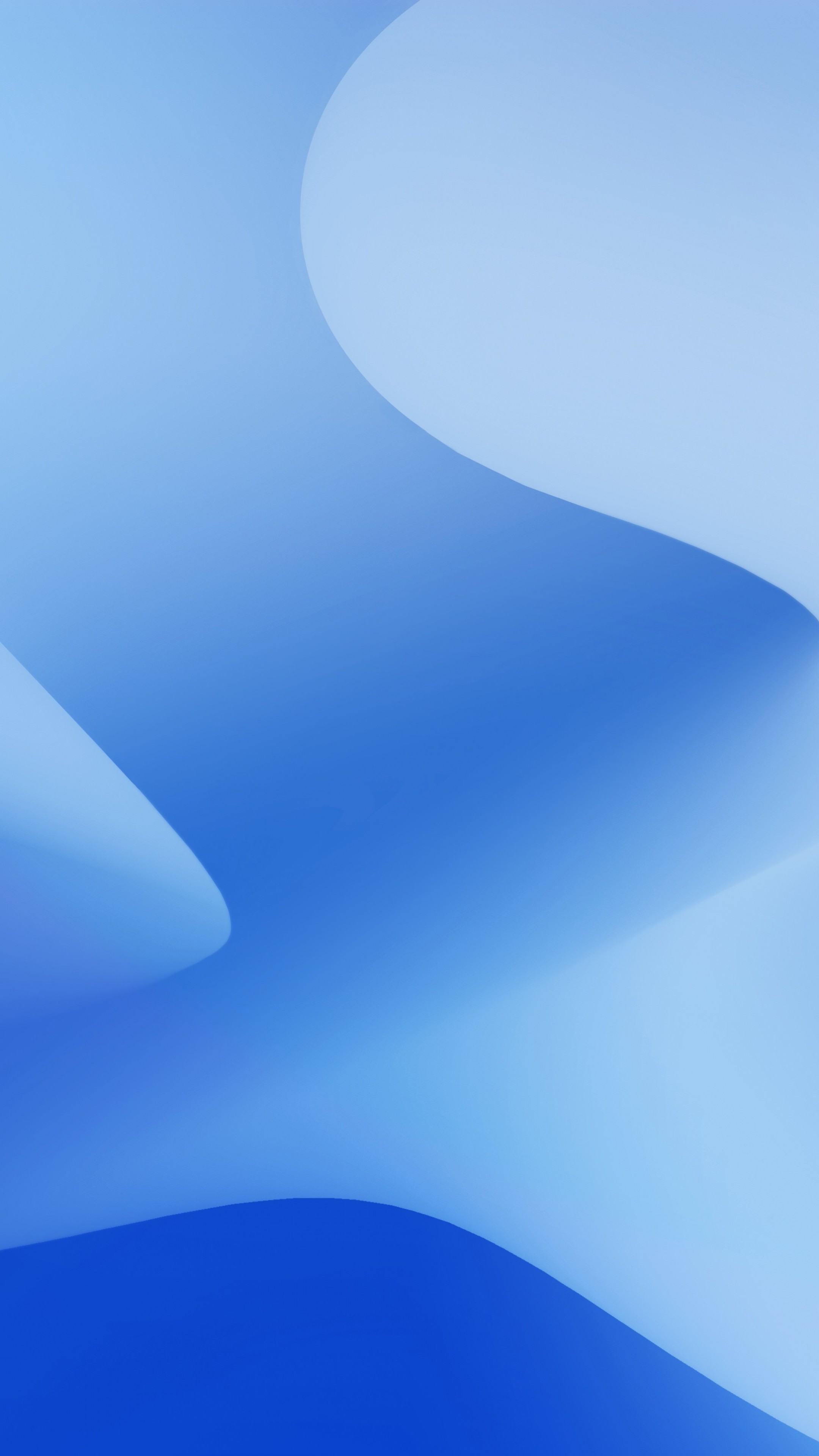 Onde astratte blu sfumate, 2160x3840 Verticale, Mobile