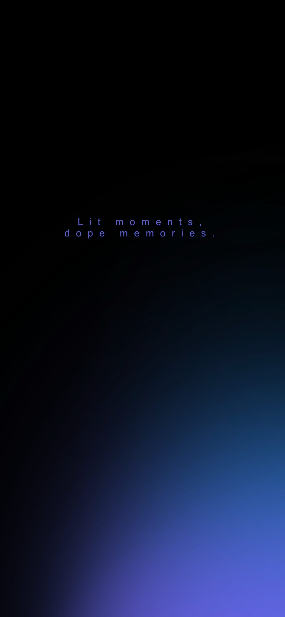 Sfondo sfumato blu e nero, 1183x2560 Verticale, Telefono
