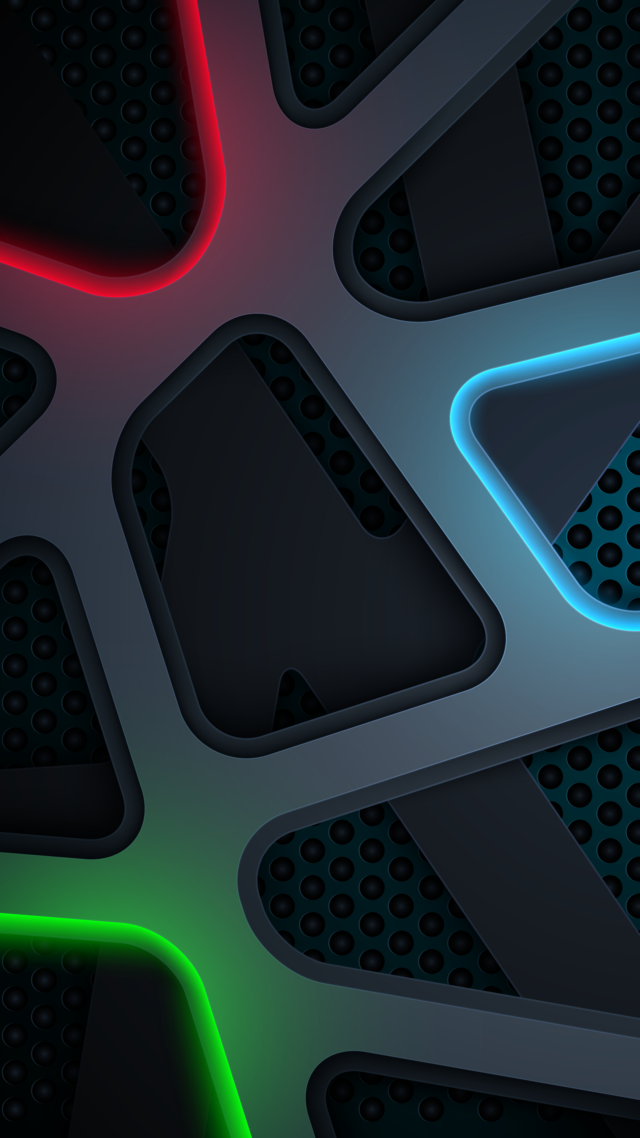 Griglia astratta neon colorata, 2160x3840 Full HD Verticale, iPhone