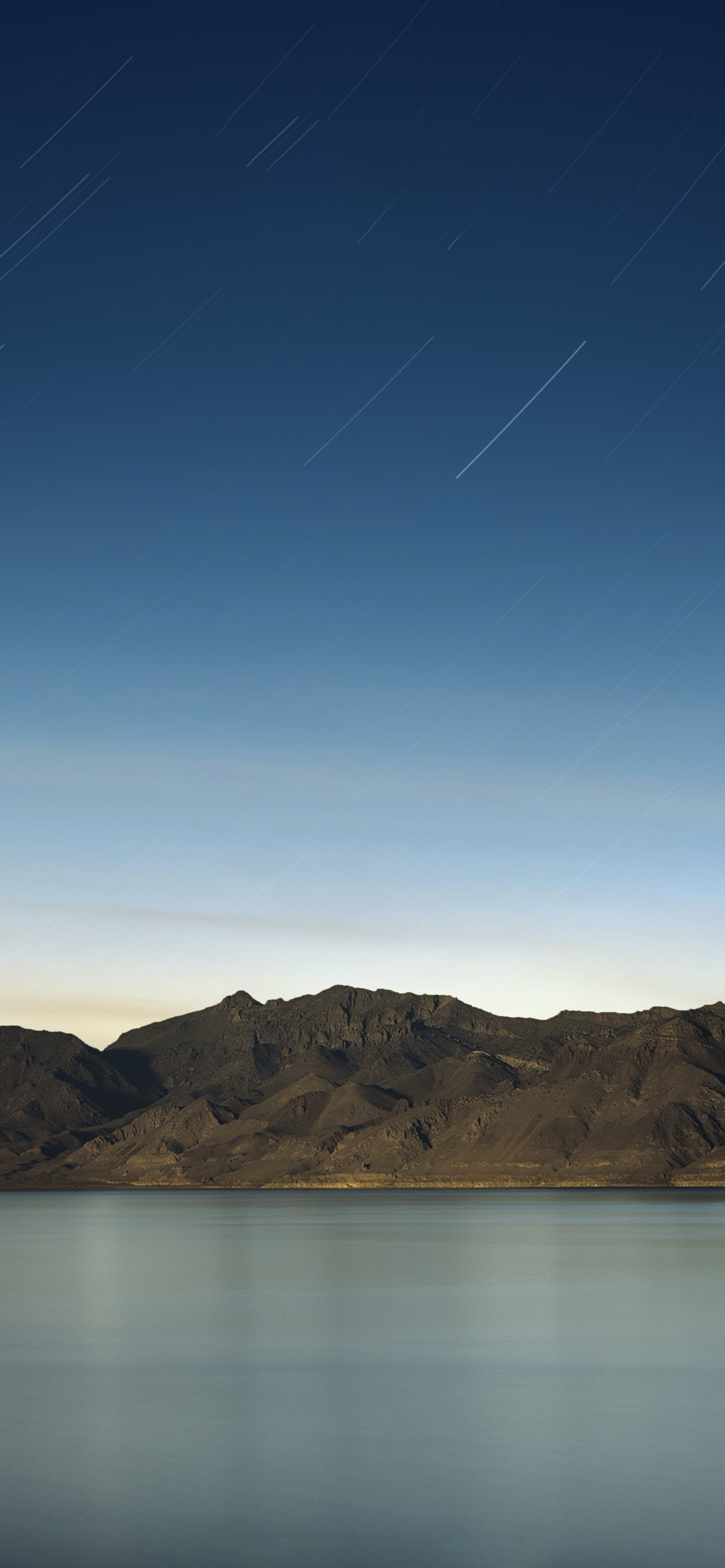 Montagne, lago e cielo blu, 1420x3073 Full HD Verticale, Smartphone