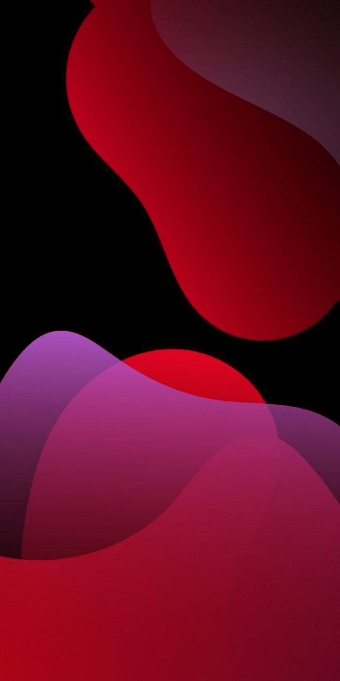 Forme astratte rosse e viola, 700x1400 Verticale, POCO