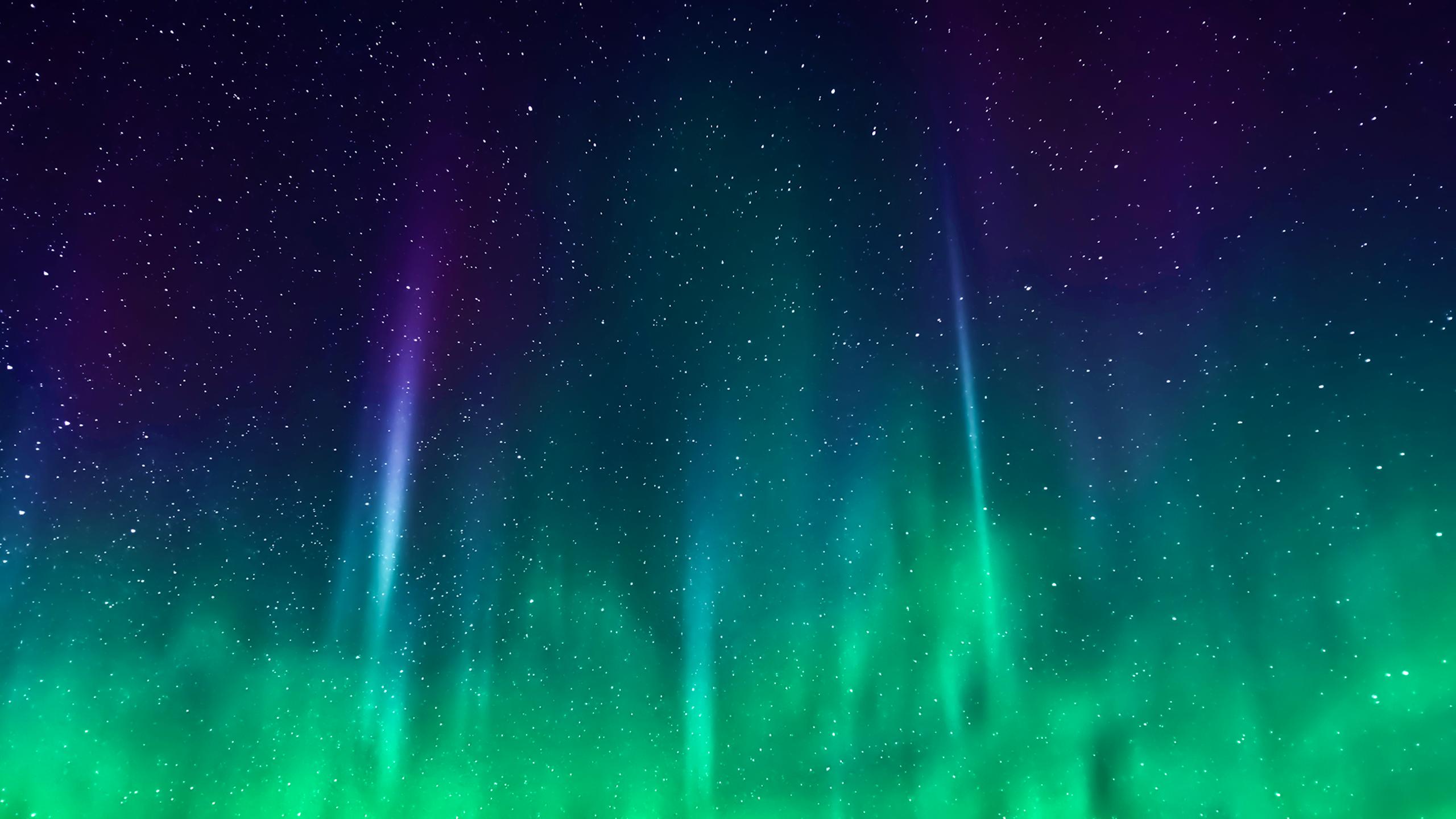 Aurora boreale astratta, 2560x1440 QHD, Laptop