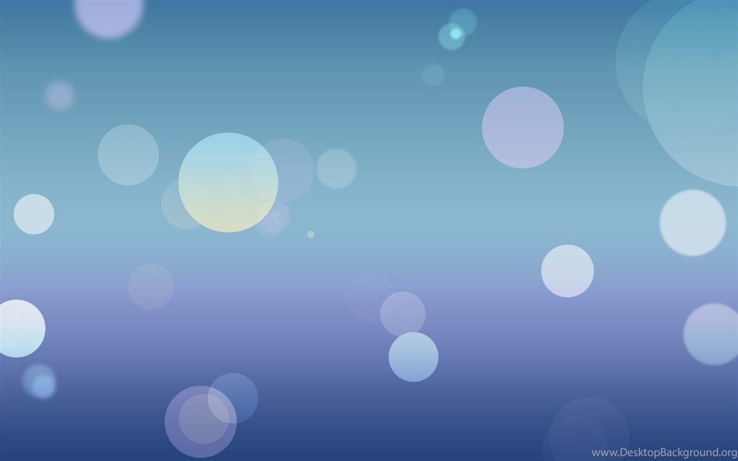 Bolle astratte blu iOS, 1440x900 HD, Desktop