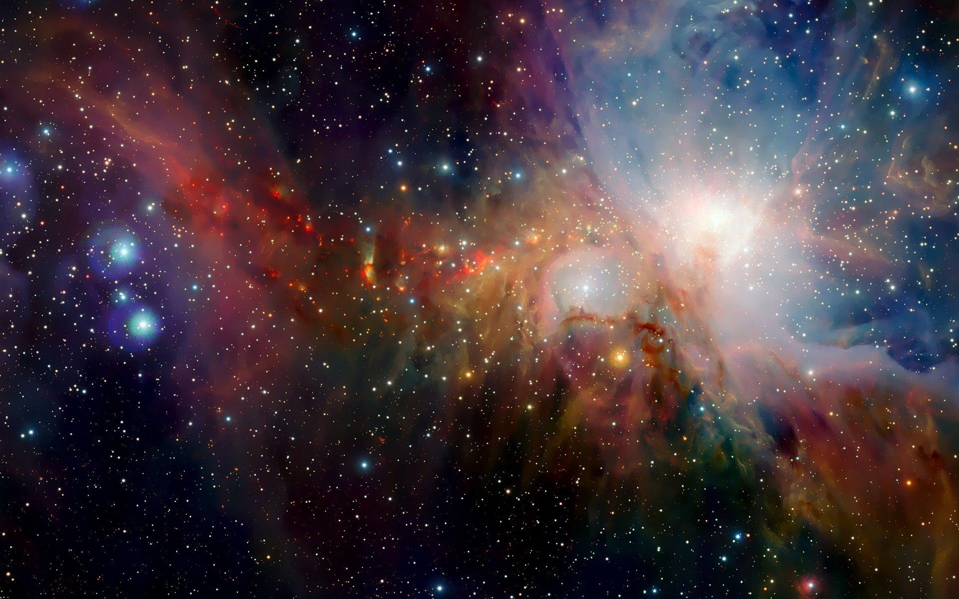 Nebulosa colorata nello spazio, 1920x1200 Full HD+, Desktop