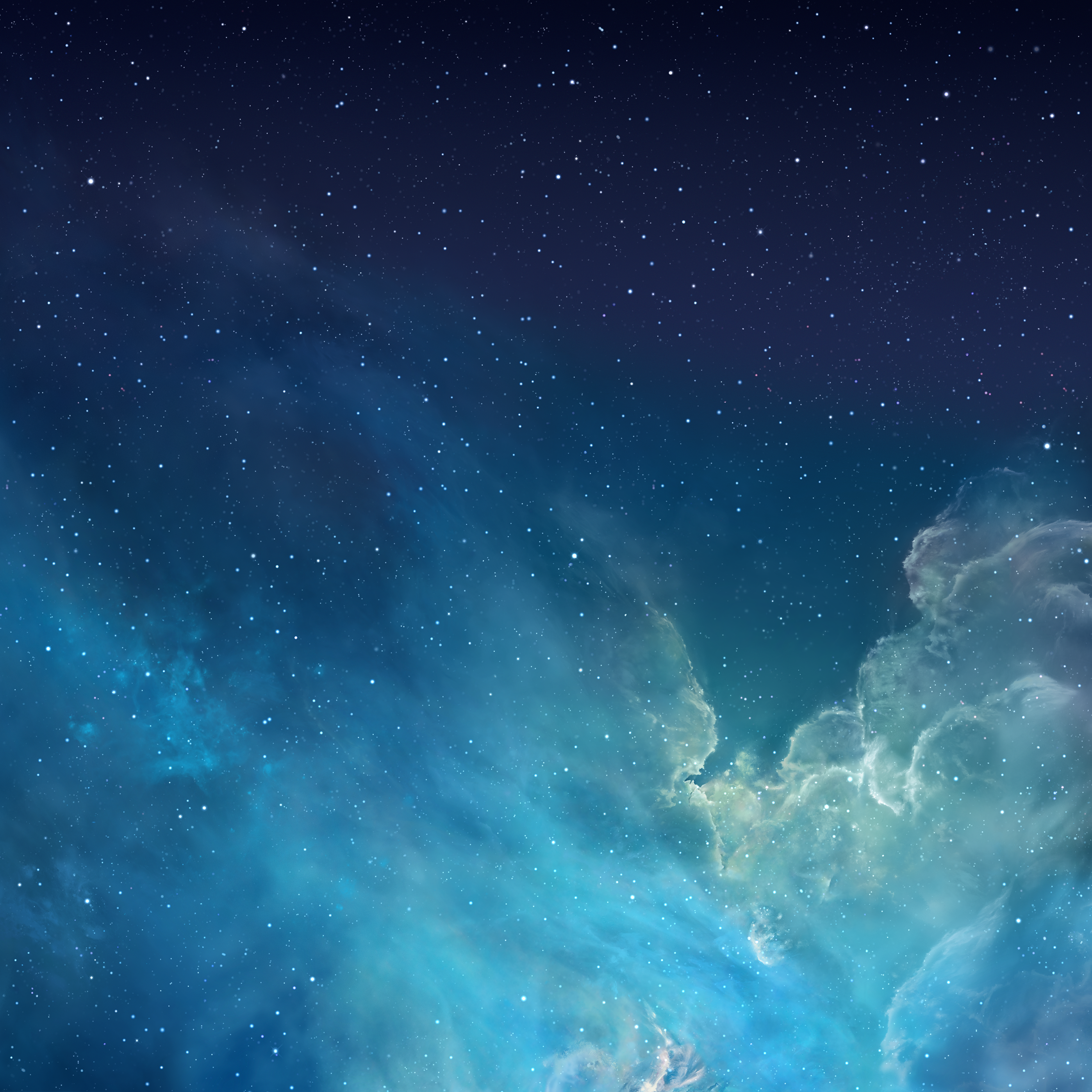 Nebulosa blu con stelle, 2796x2796 2K+, Laptop