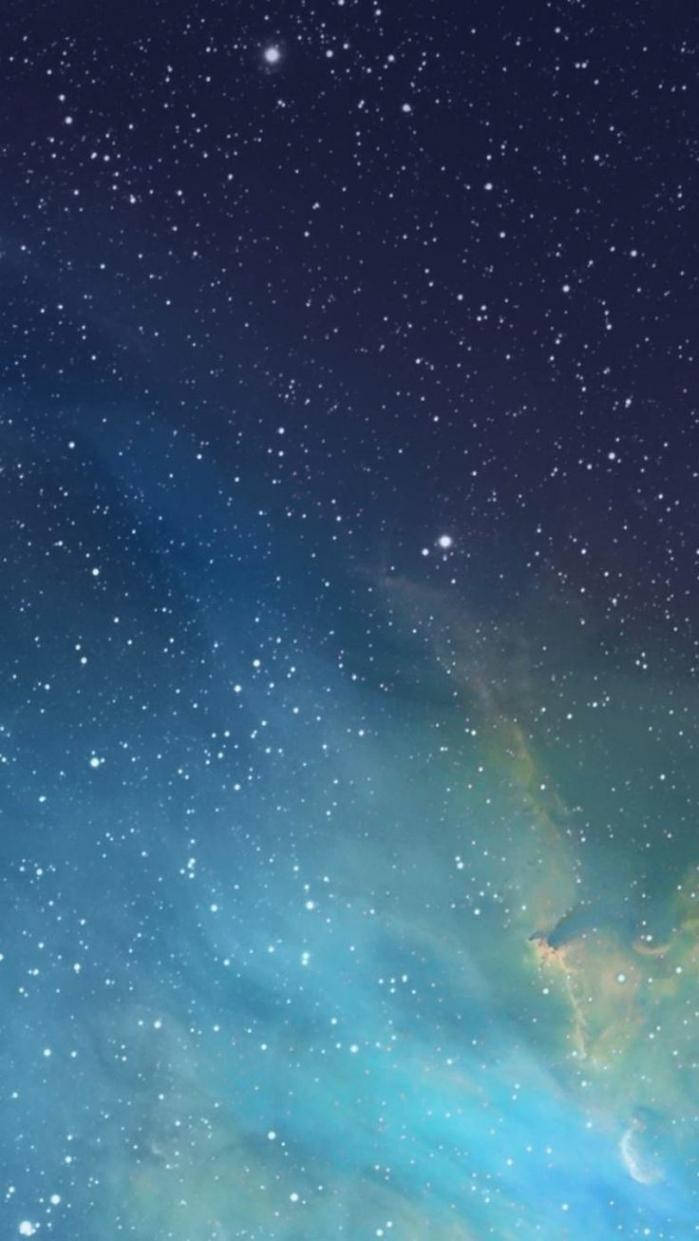Cielo stellato blu, 699x1241 Verticale, Telefono