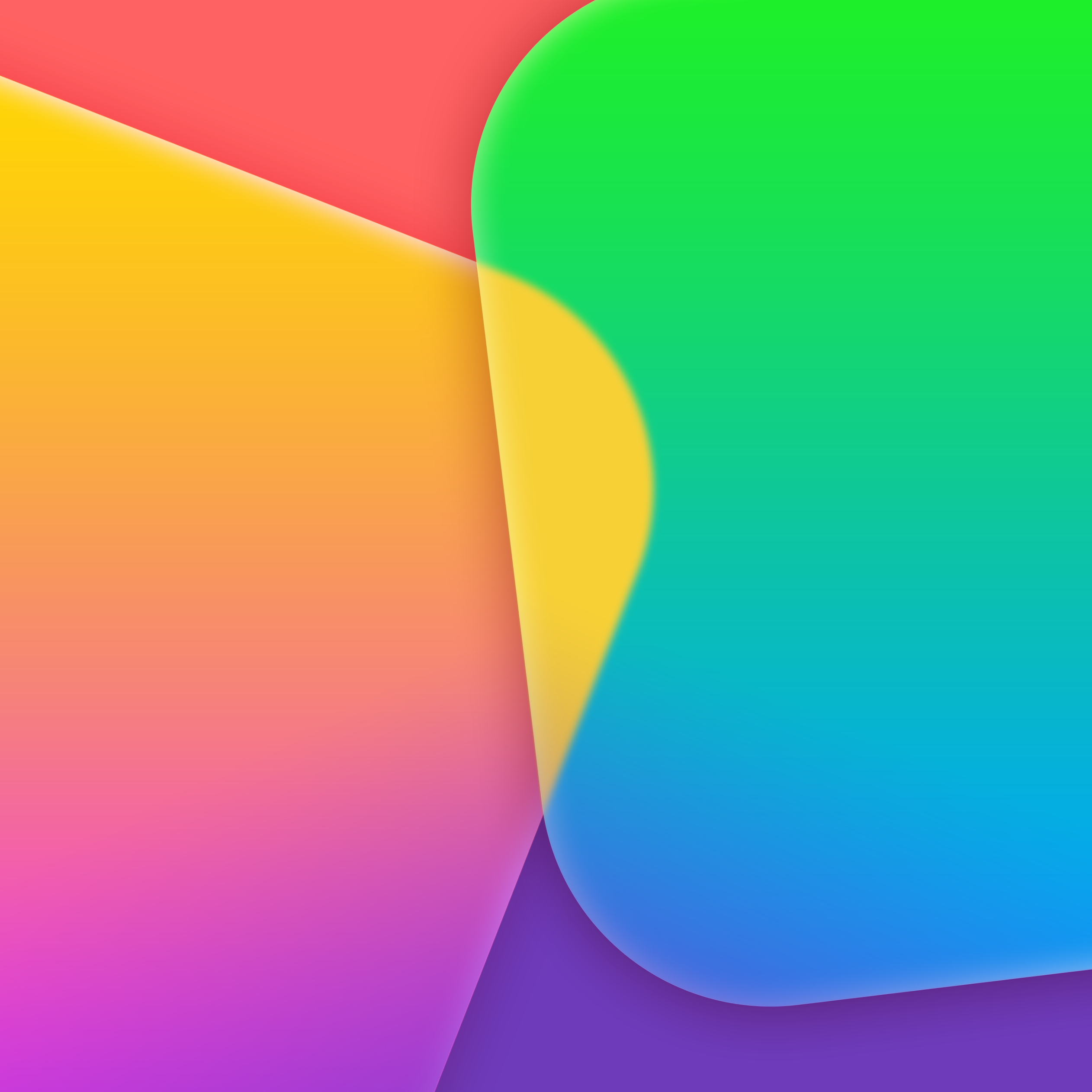 Forme astratte colorate iOS 7, 2524x2524 alta risoluzione, Desktop