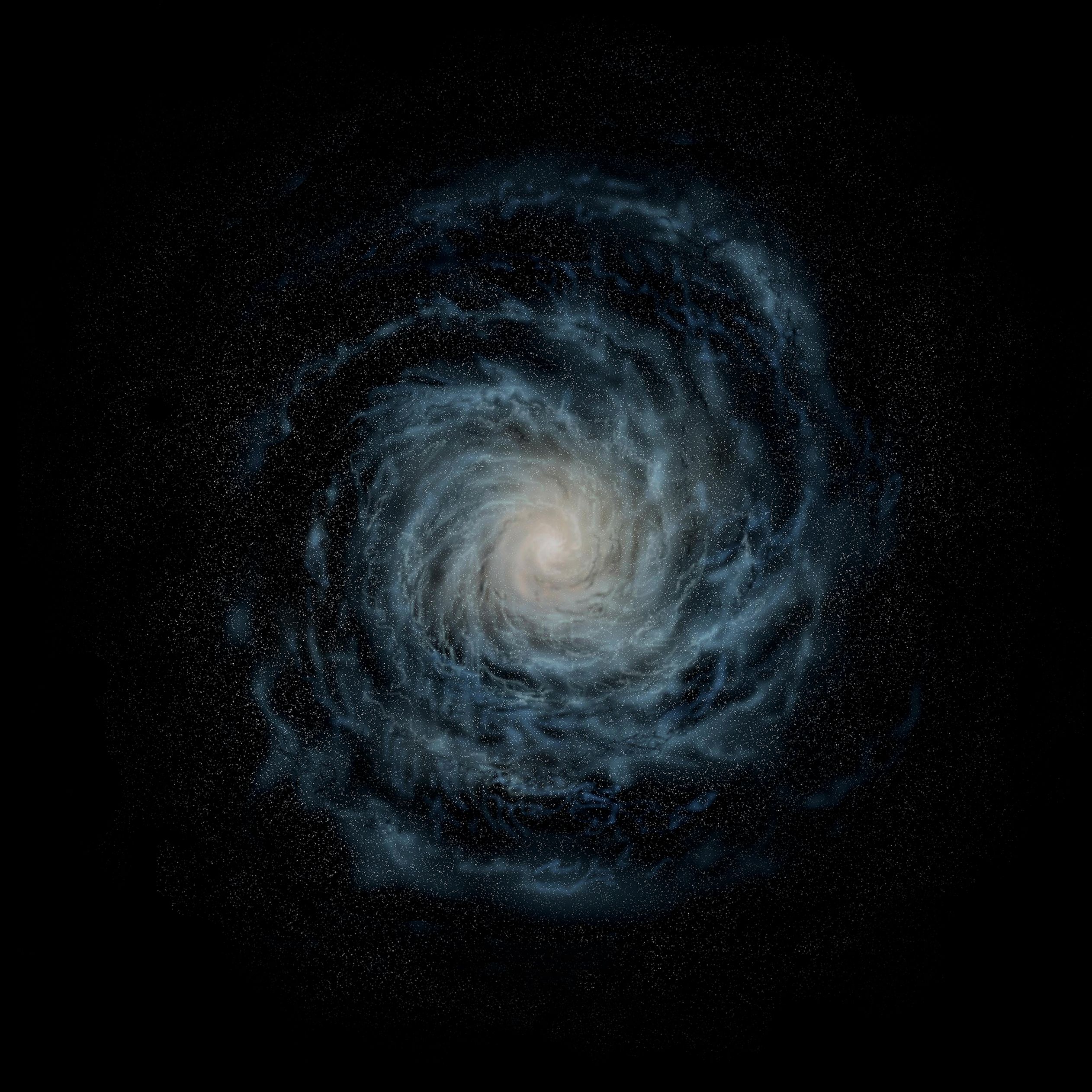 Galassia a spirale nello spazio, 2524x2524 Hi-Res, Desktop