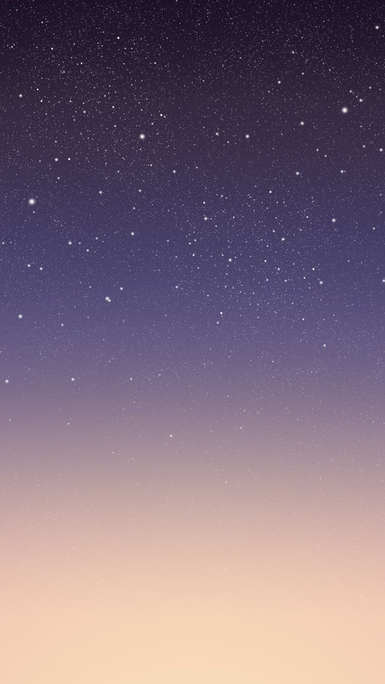 Cielo notturno stellato sfumato, 750x1334 Full HD Verticale, Smartphone