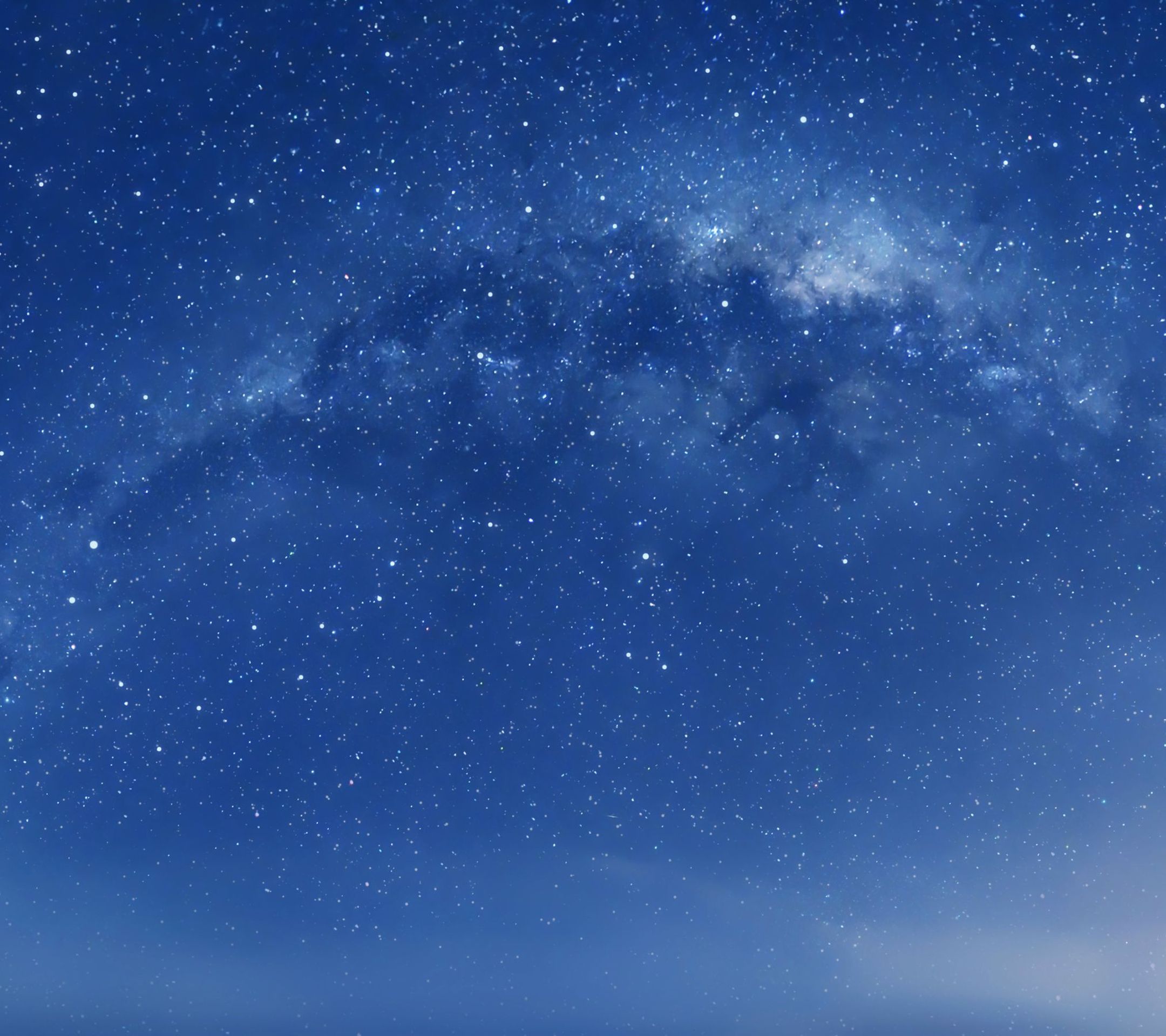 Cielo stellato notturno blu, 2160x1920 Hi-Res, PC