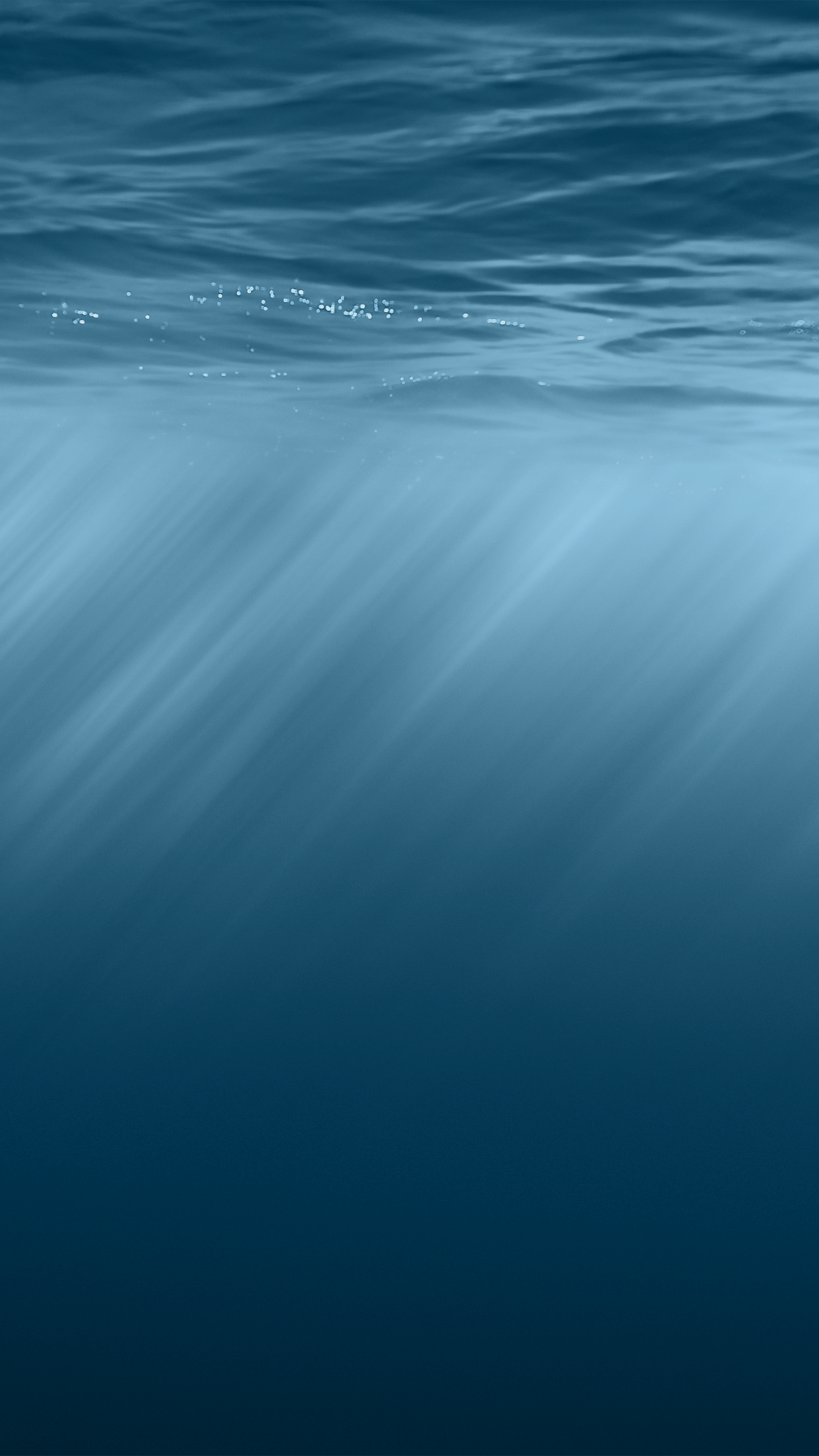 Superficie oceano blu profondo, 1242x2208 Full HD Verticale, iPhone