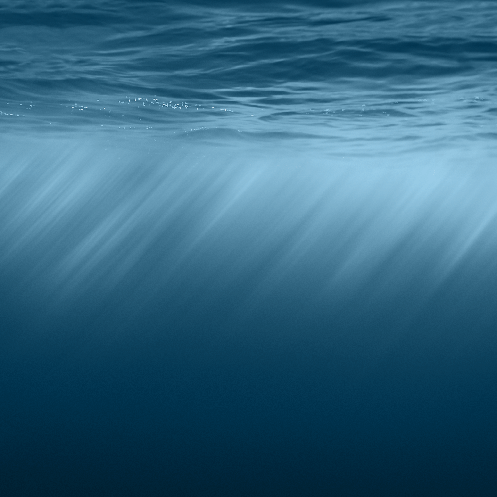 Oceano sottomarino blu profondo, 2048x2048 Hi-Res, Desktop