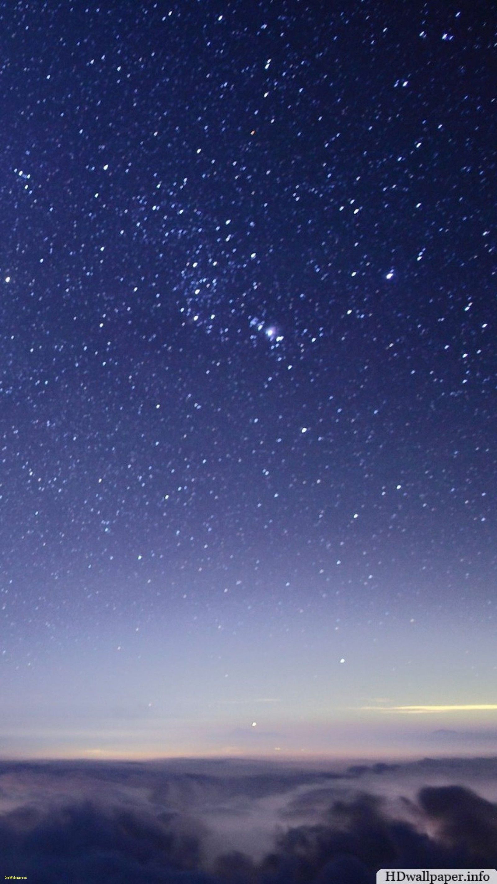 Cielo stellato notturno, 1600x2844 Full HD Verticale, Smartphone