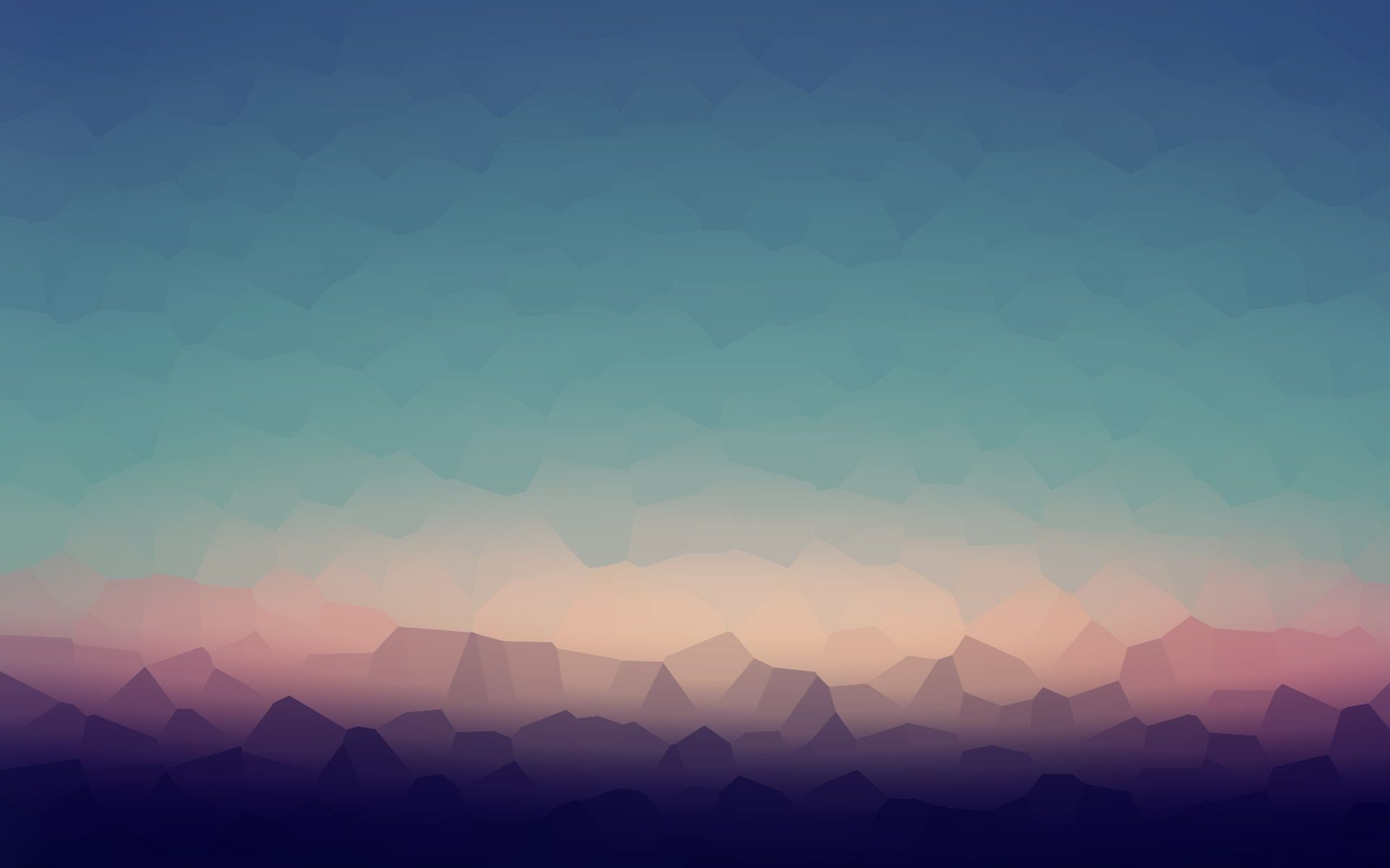 Montagne astratte al tramonto, 1920x1200 Full HD+, Desktop