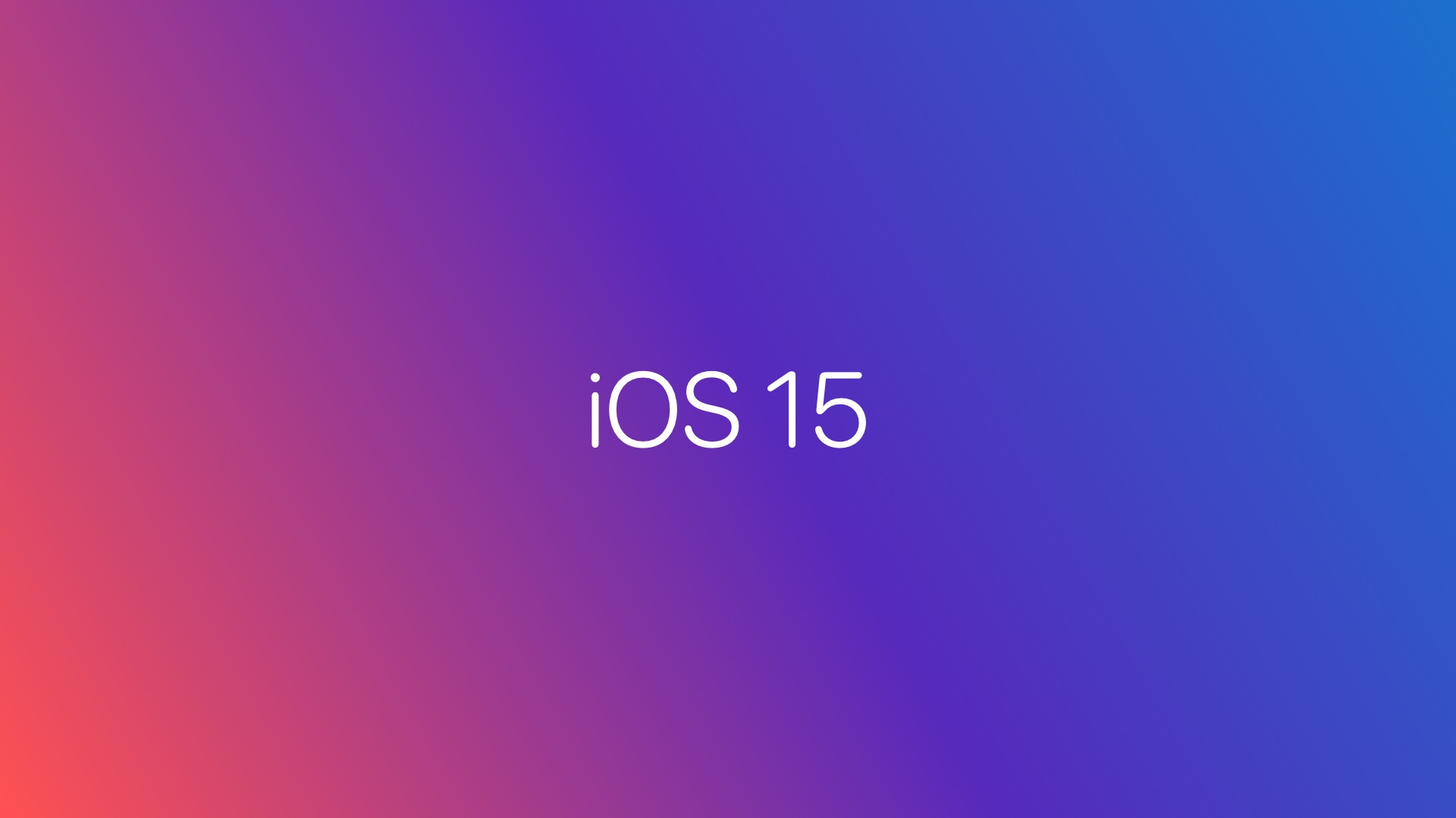 Gradiente iOS 15 colorato, 1920x1080 Full HD, Desktop