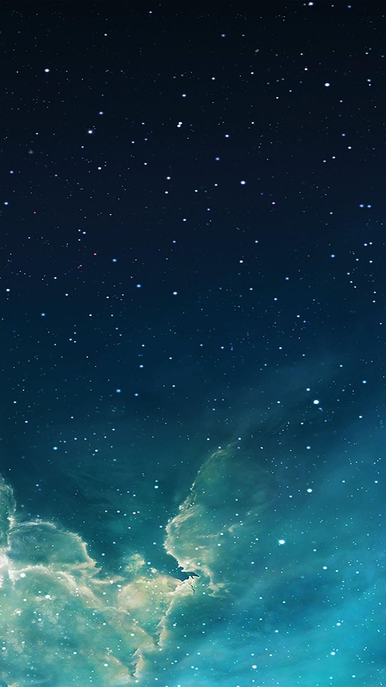 Cielo notturno stellato nebulosa, 1242x2208 Full HD Verticale, iPhone