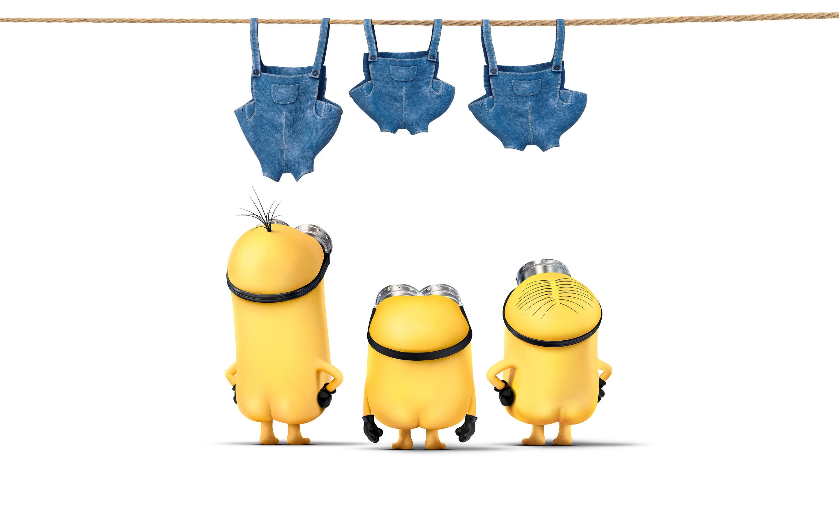 Minions salopette stesa, 2880x1800 WQXGA, iPad Pro