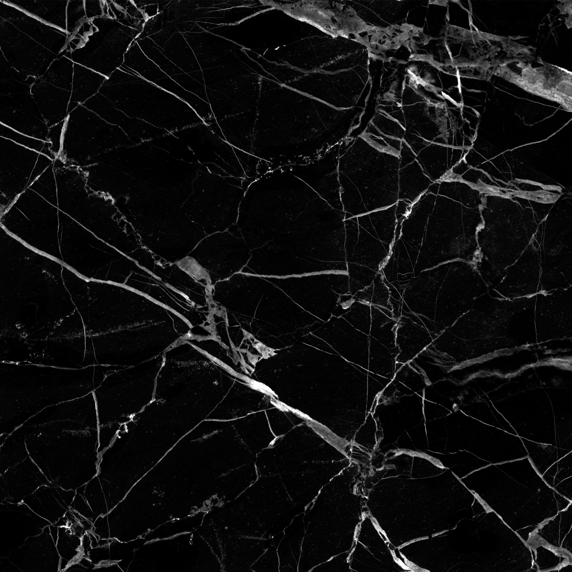 Marmo nero venature bianche, 1920x1920 WUXGA, iPad mini