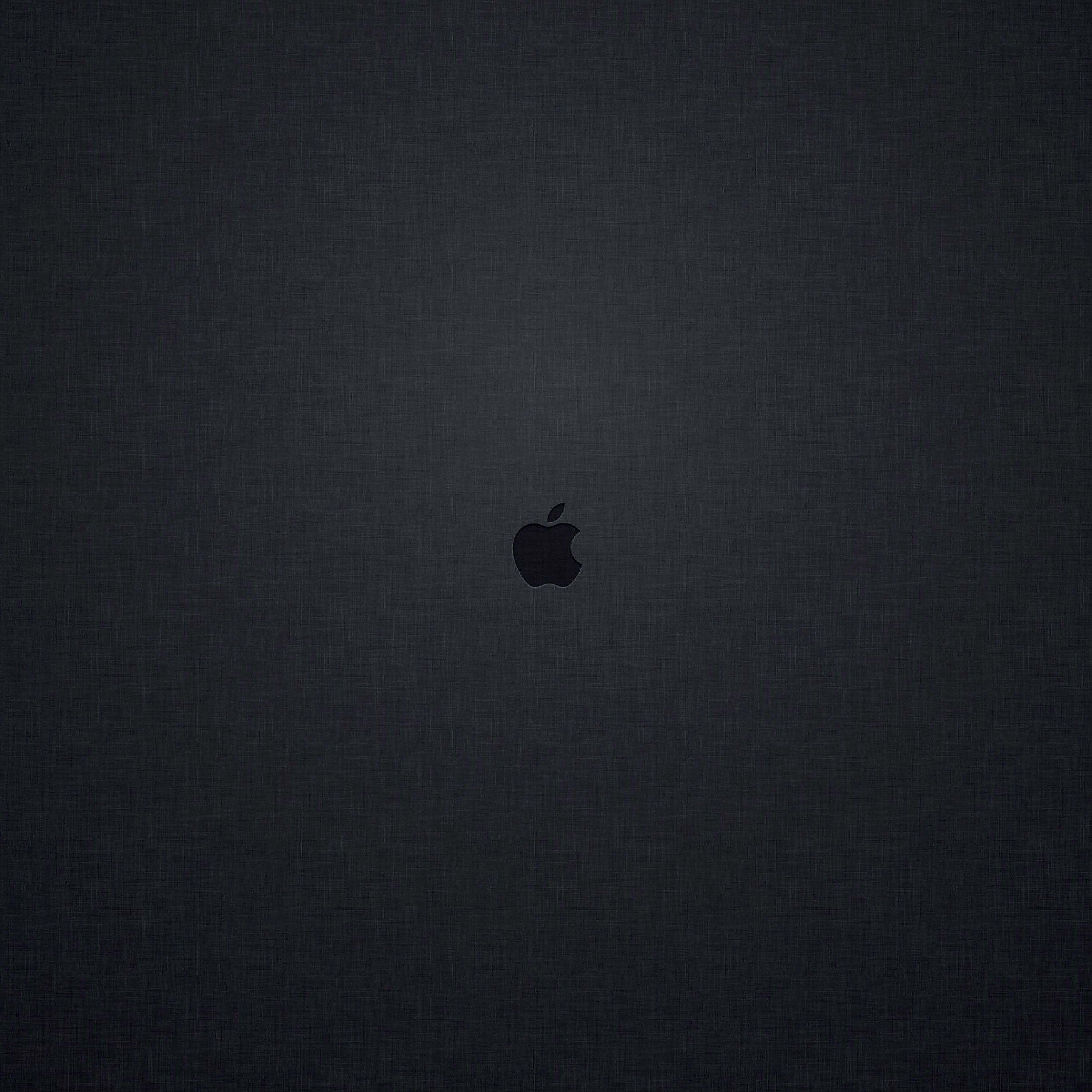 Logo Apple nero minimal, azienda tech, 2732x2732 2K+, iPad Air