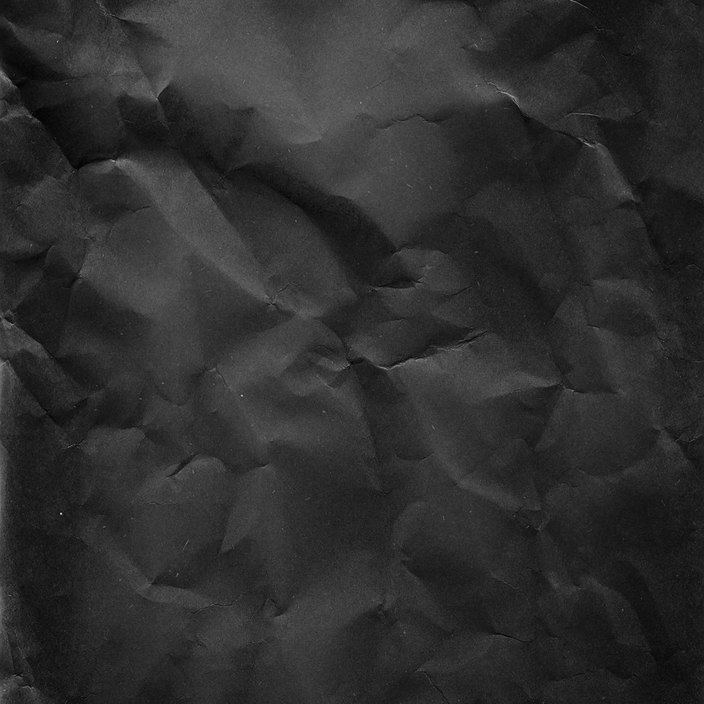 Carta stropicciata nera, 2448x2448 Hi-Res, iPad mini