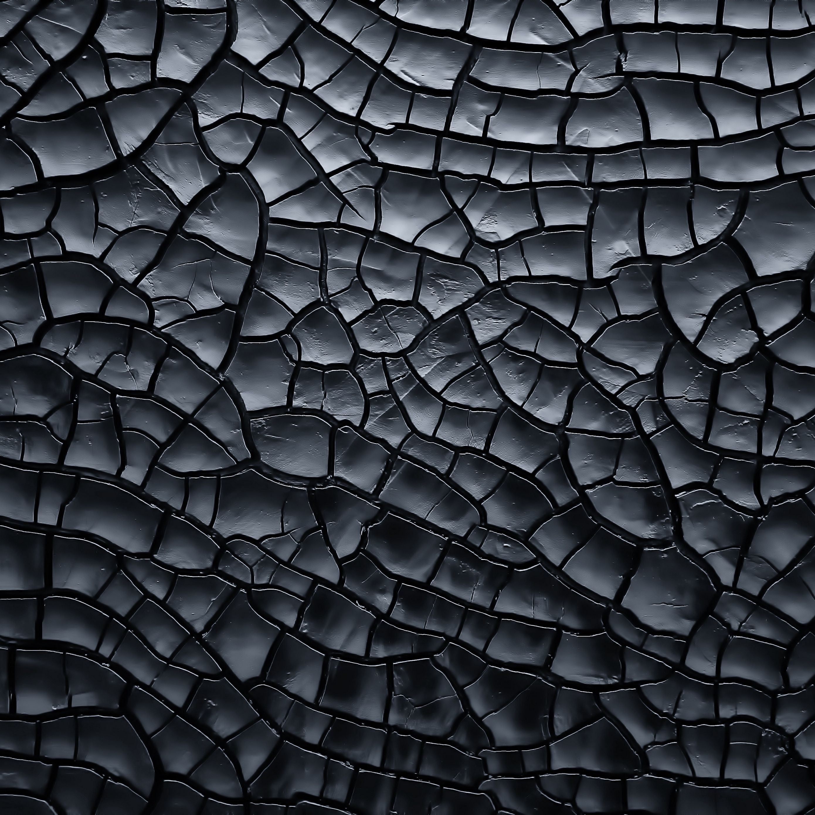 Texture nera screpolata, 2780x2780 WQXGA, iPad Pro