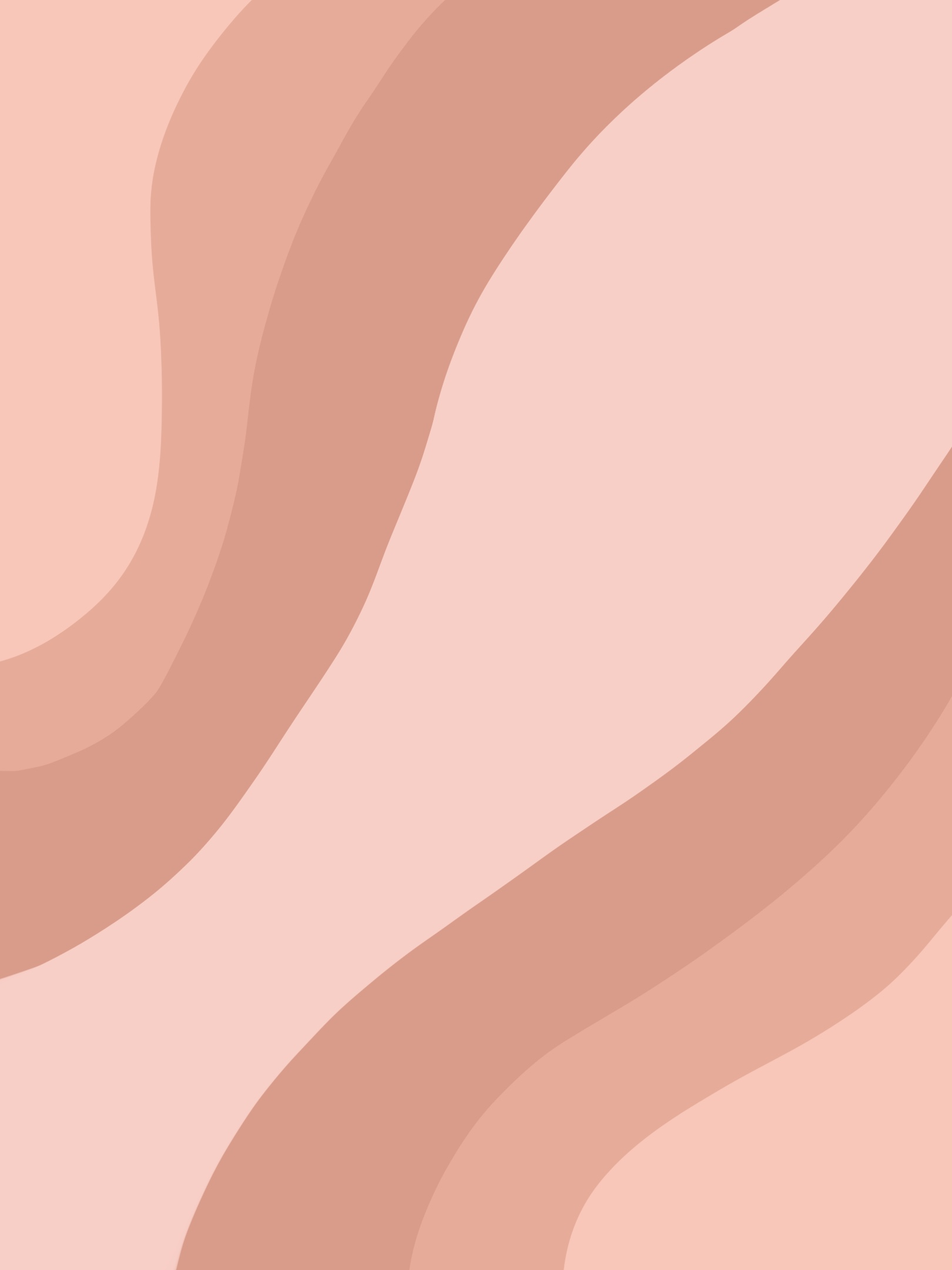 Onde astratte rosa pesca, 1620x2160 Verticale, iPad