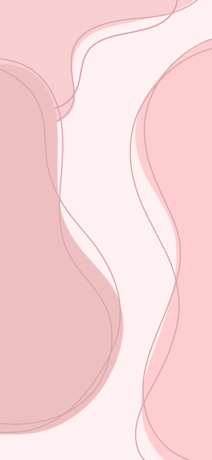 Forme astratte rosa fluide, 736x1592 Verticale, iPad