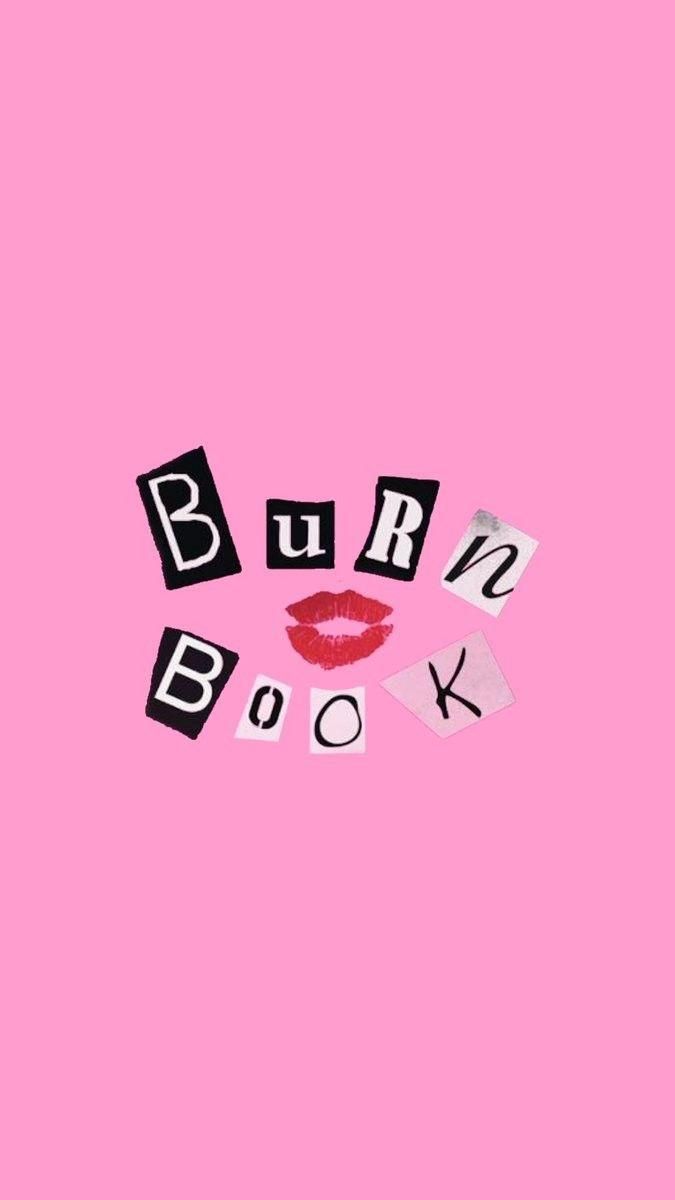 Burn Book scritta rosa, 675x1200 Verticale, iPad Air
