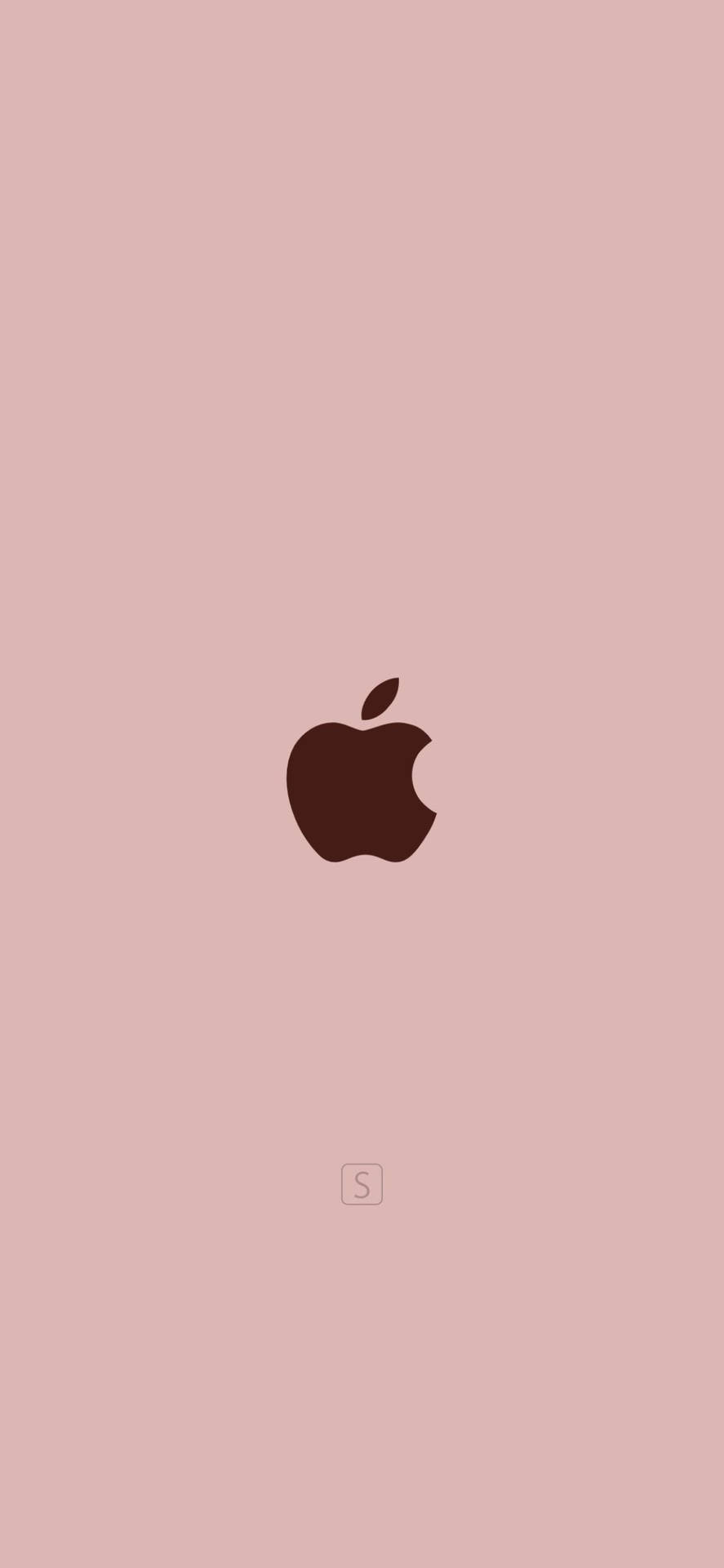 Logo Apple rosa minimalista, Cupertino, 887x1920 Full HD Verticale, iPad mini