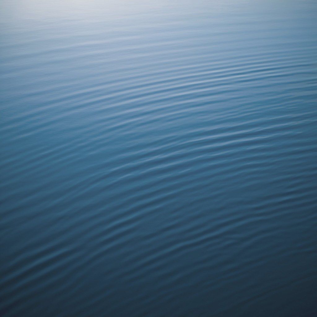 Acqua blu increspata calma, sfondi iPad, 1024x1024 HD, iPad Pro