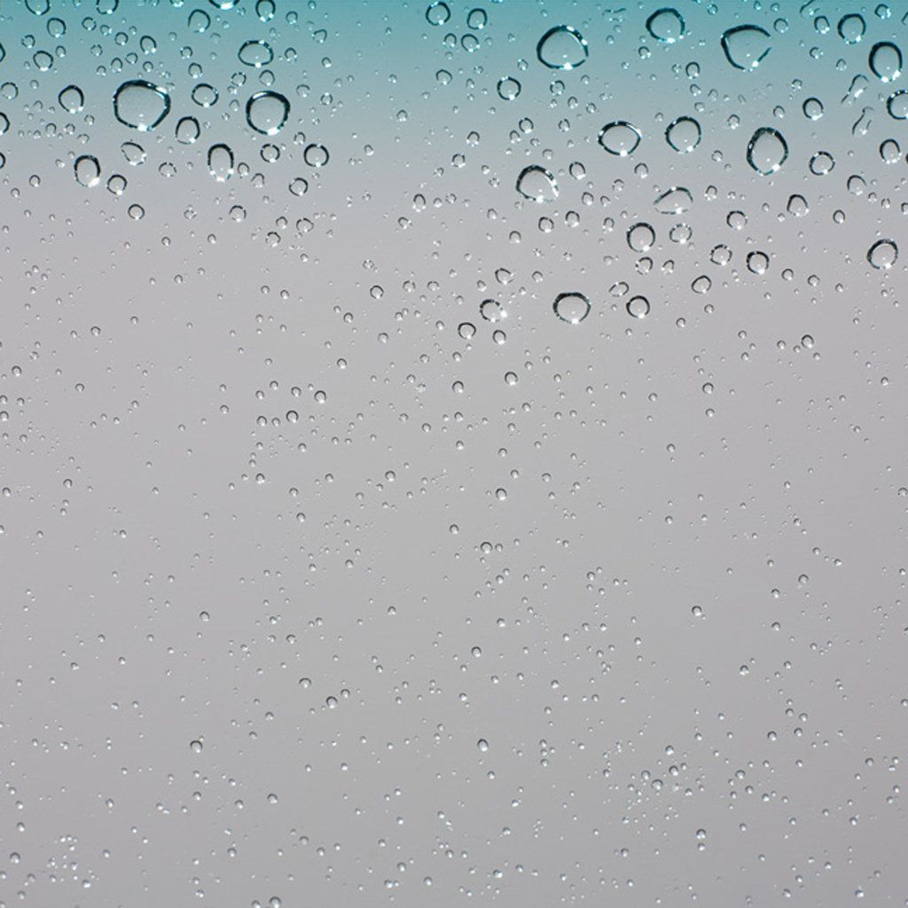 Gocce d'acqua su vetro, sfondi iPad, 1024x1024 HD, iPad mini