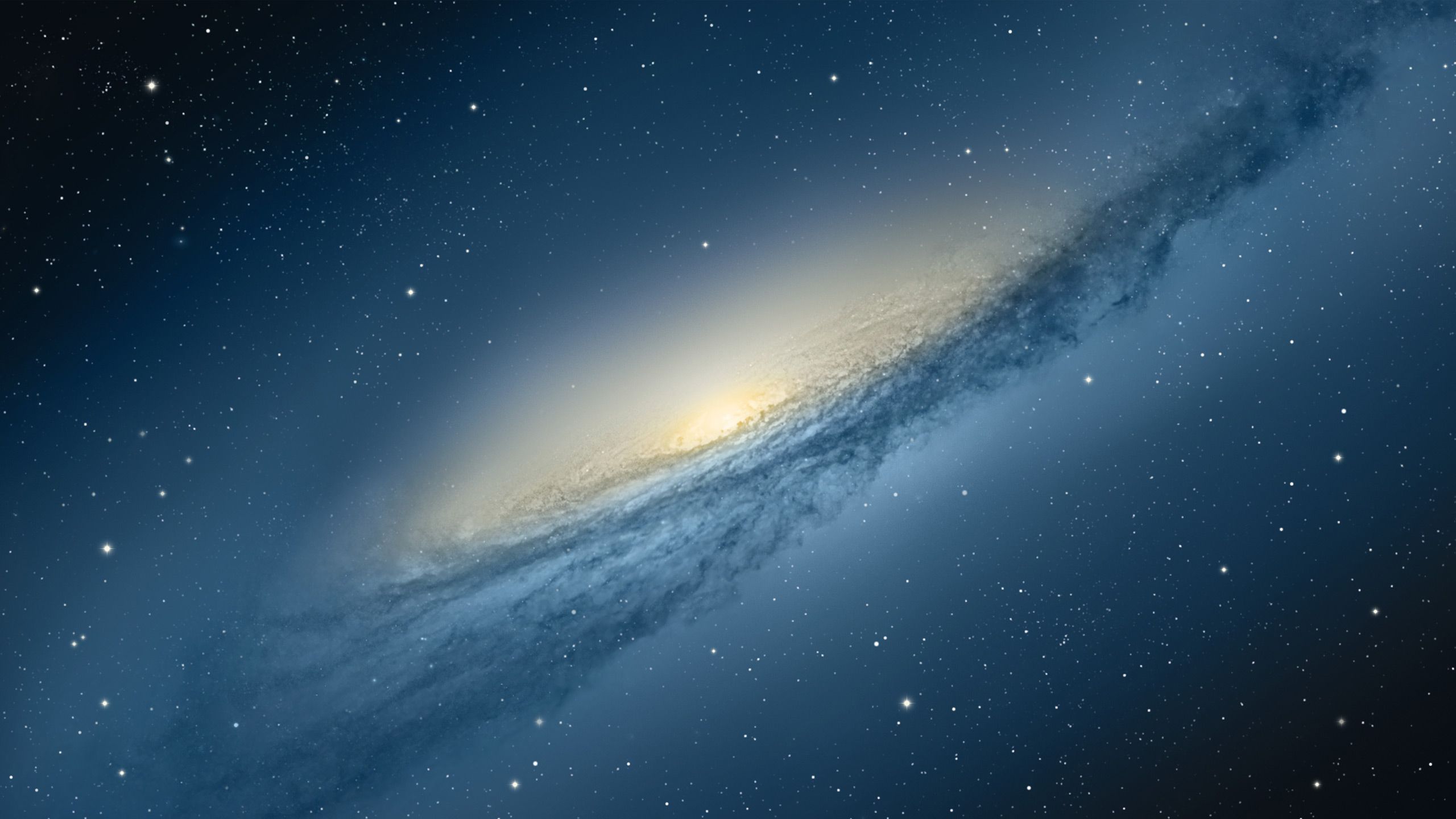 Galassia spirale sfondo Mountain Lion, sfondi iPad, 2560x1440 2K, iPad