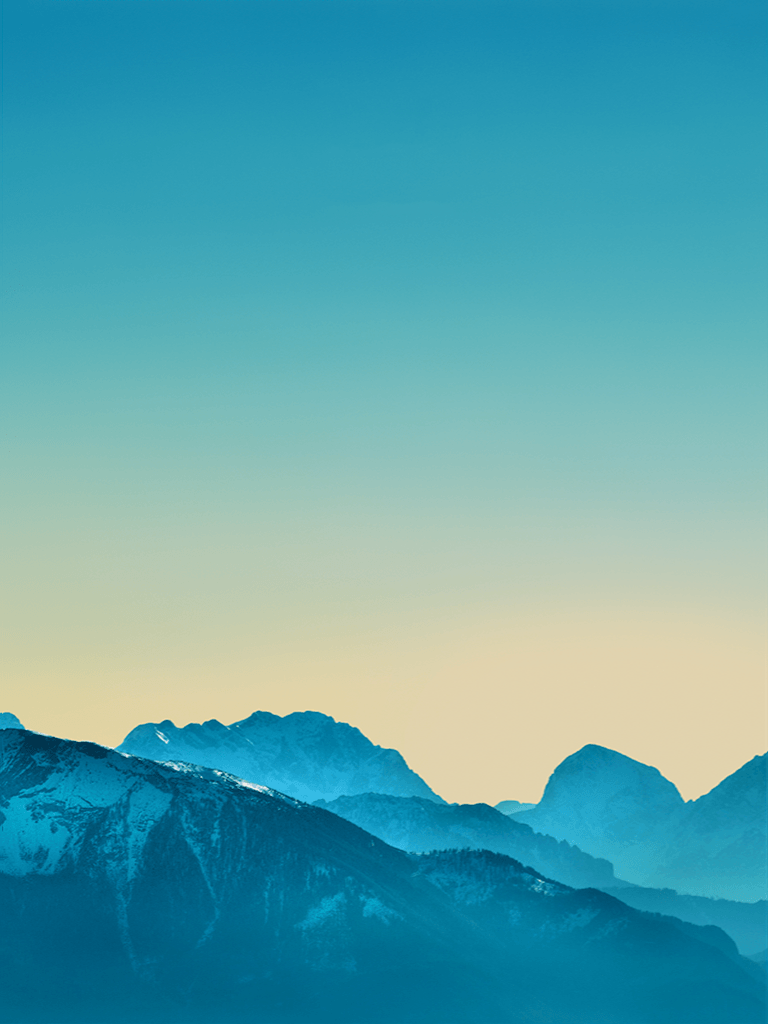 Montagne blu al tramonto, sfondi iPad, 768x1024 Full HD Verticale, iPad Pro