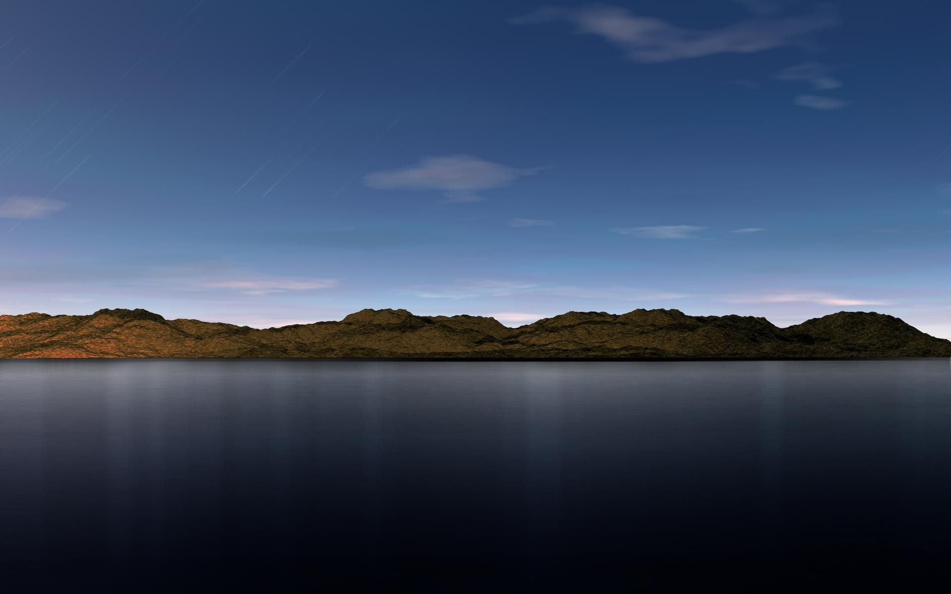 Colline verdi e lago blu, sfondi iPad, 1920x1200 Full HD+ WUXGA, iPad Pro
